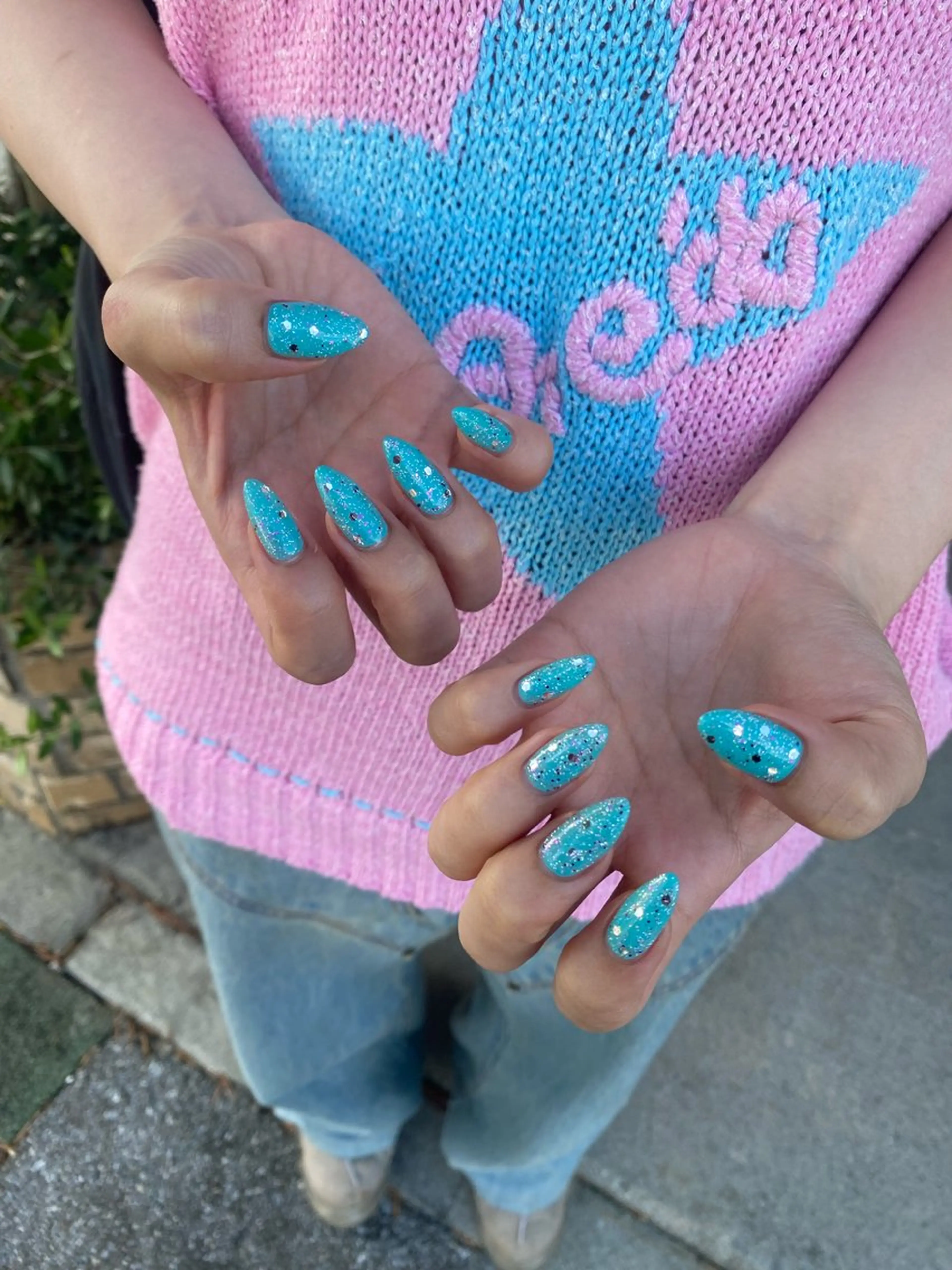 ネイル フラッシュネイル フレンチネイル ジェルネイル グラデーション ラメ(グリッター) ハンドネイル ハンドケア REILLY.　private nail salon所属・Marina 《REILLY.》のネイルデザイン