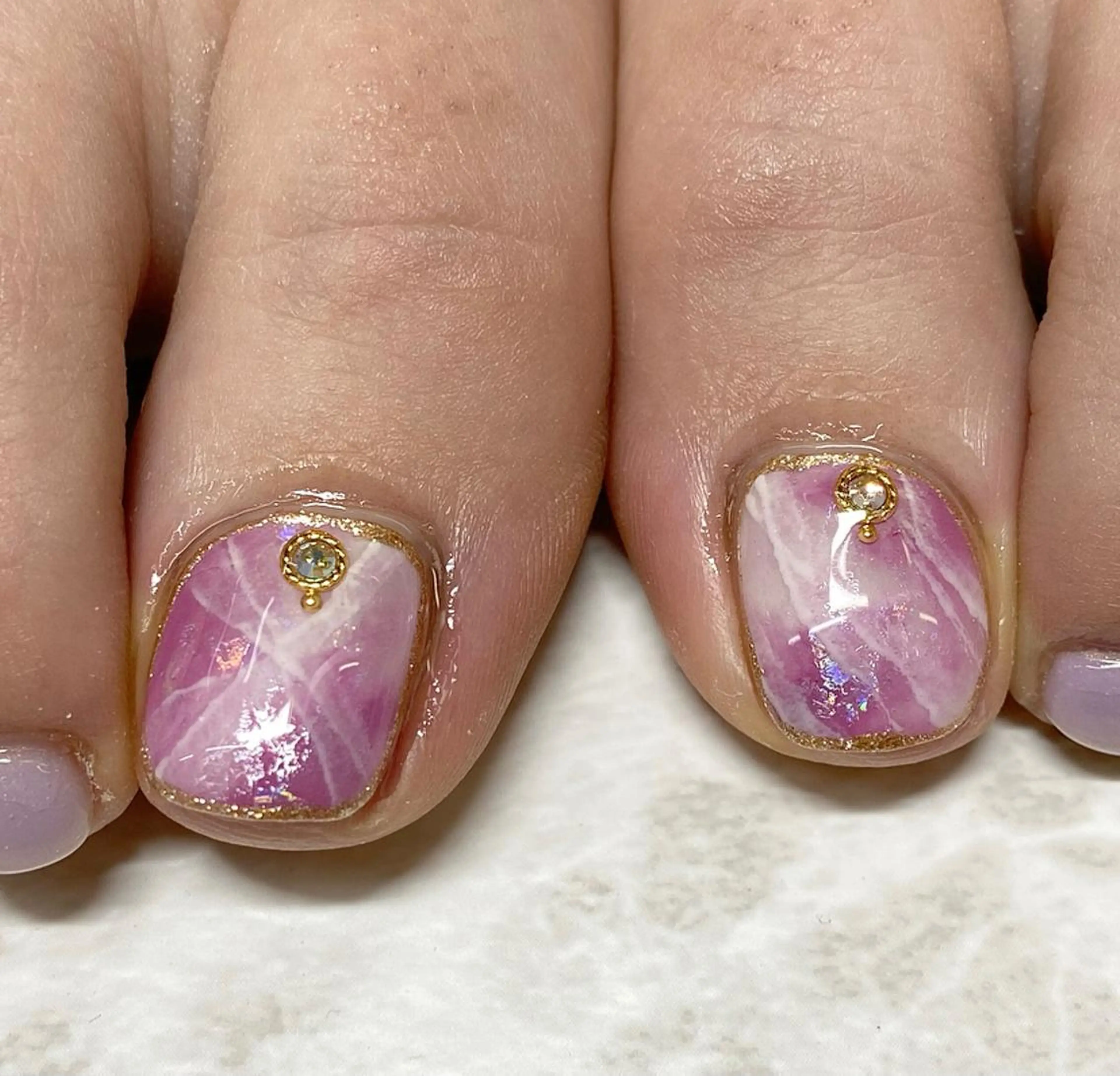 ネイル アートネイル キラキラネイル 🧸熊谷 かほ🧸のネイルデザイン