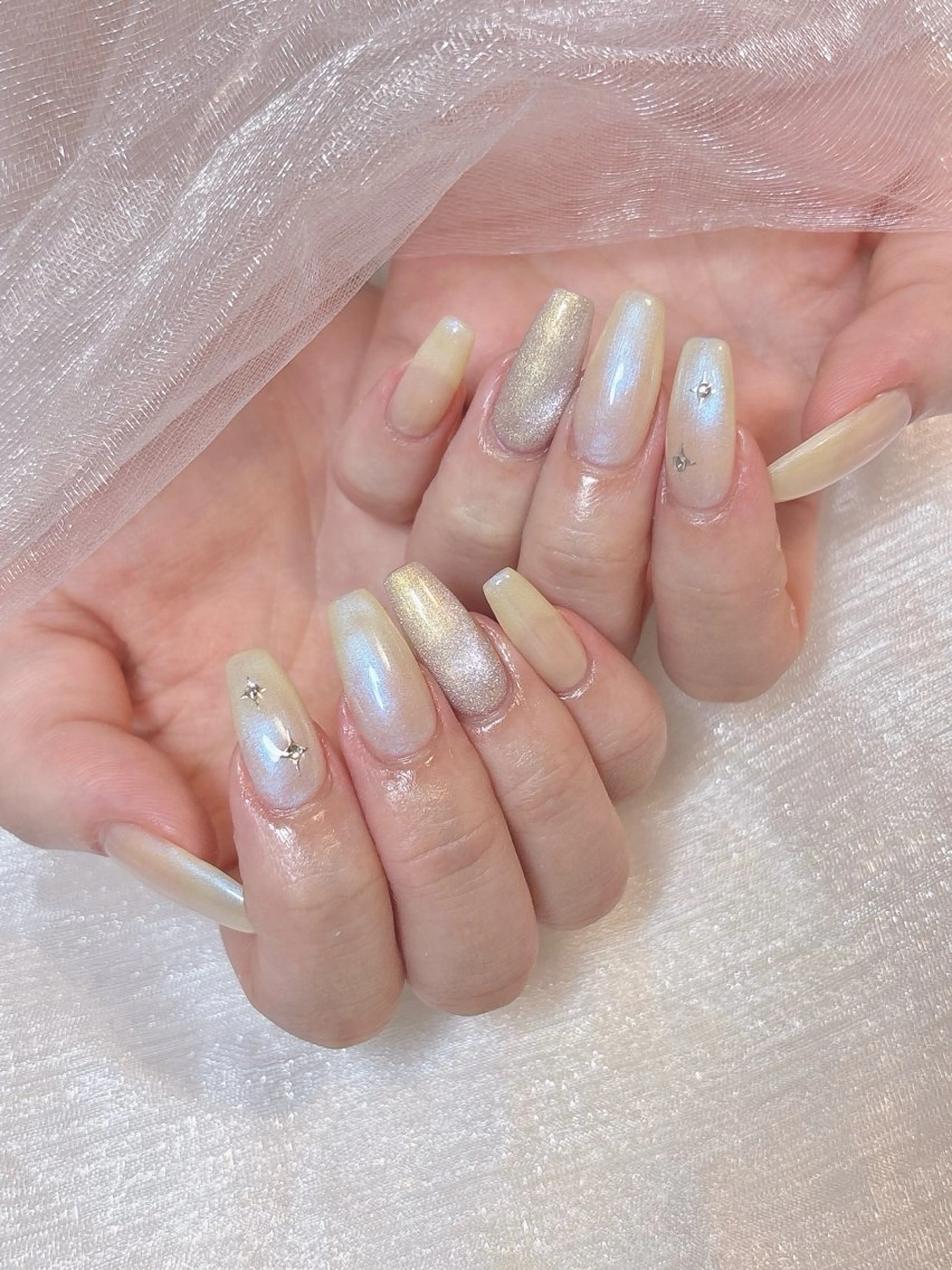 ネイル 黄色 ハンドネイル nailsalon GRACE所属・GRACE nailのネイルデザイン