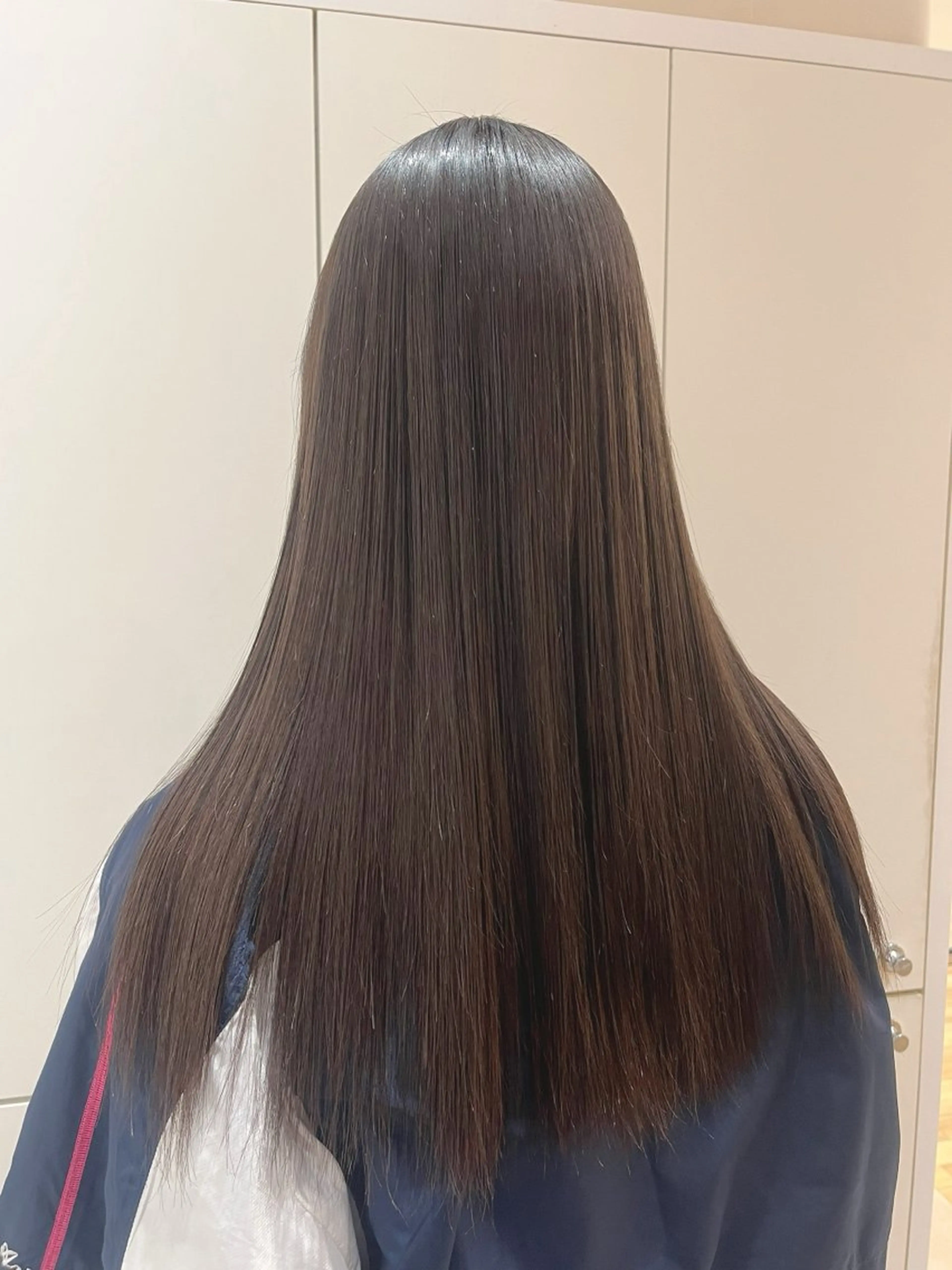 ロング 縮毛矯正 あらい しほのヘアスタイル