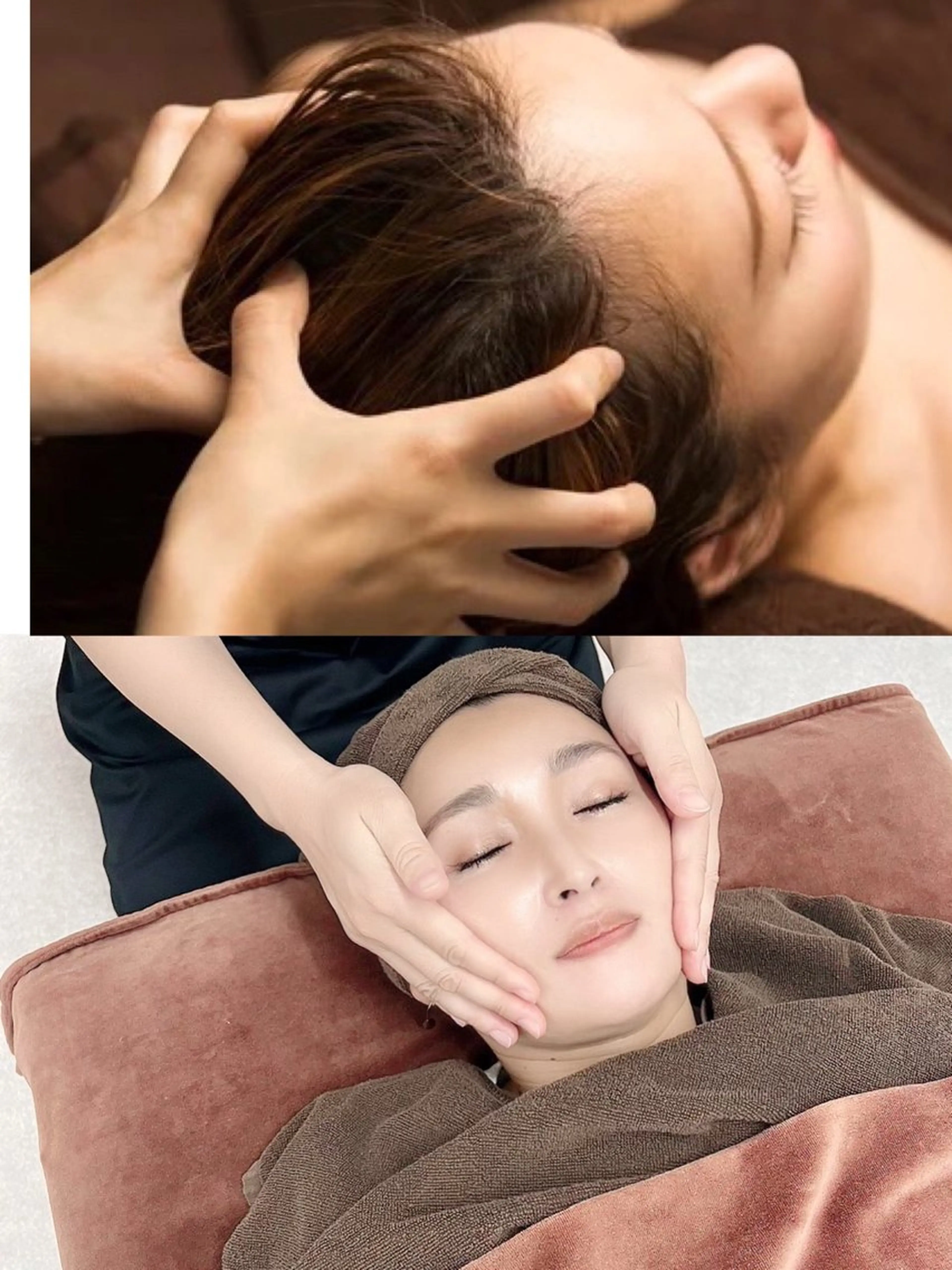 【リフトアップ⭐︎眼精疲労⭐︎】オールハンド美整骨ヘッドスパ&美整骨フェイシャル・デコルテ付き80分の写真