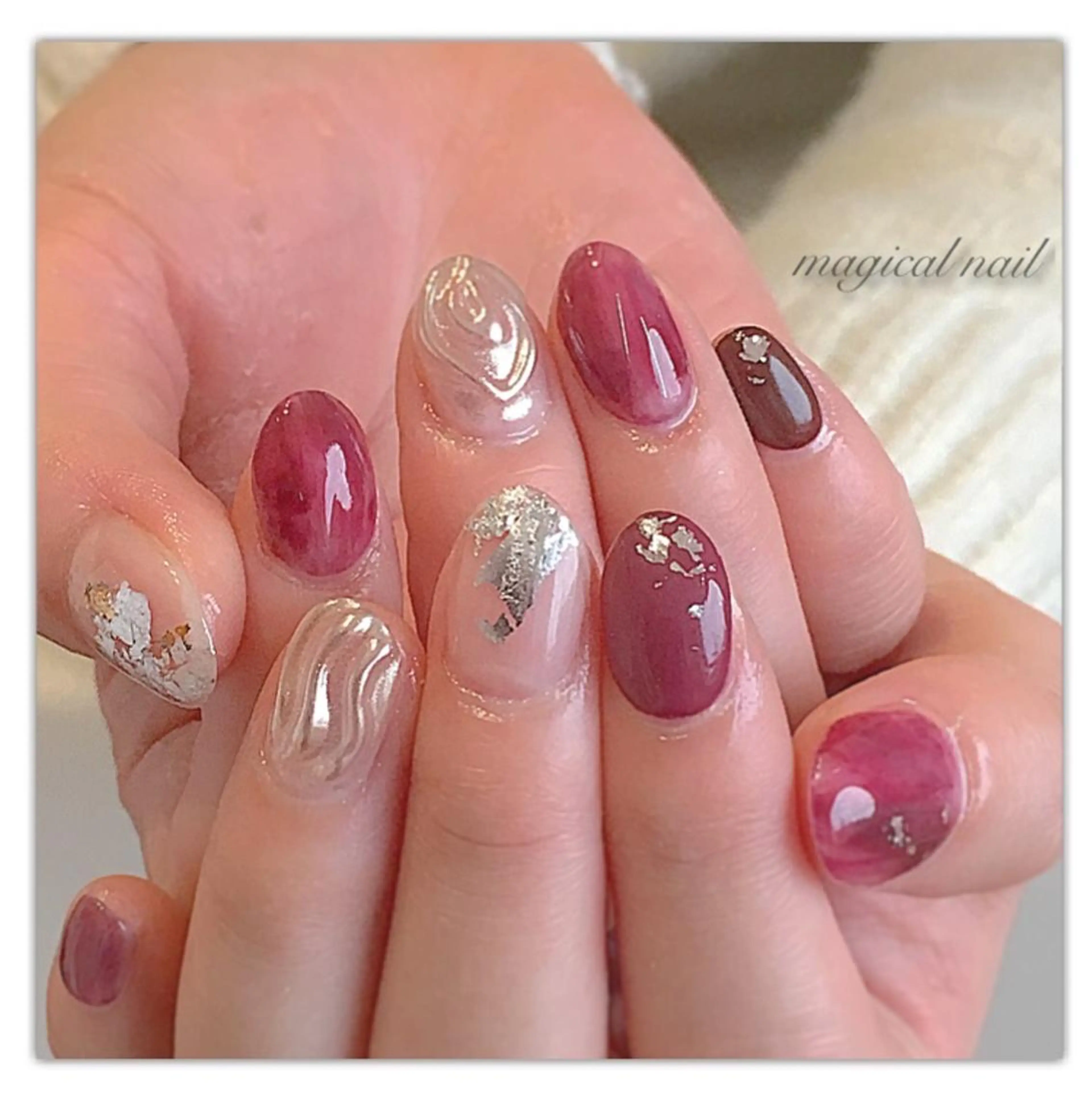 ネイル 持ち込み ハンドネイル magical nailのネイルデザイン