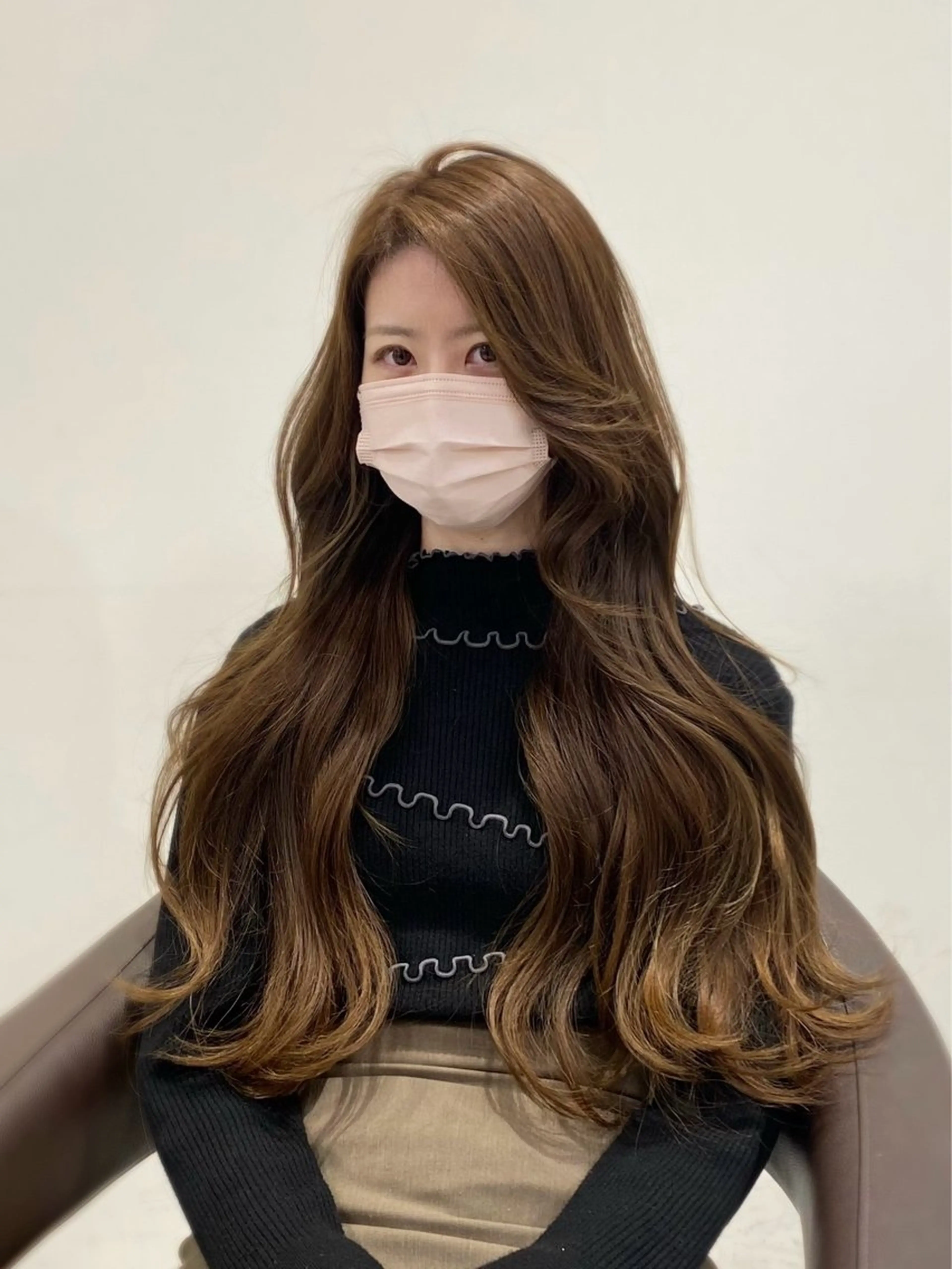 ロング カラー 岡山 愛のヘアスタイル