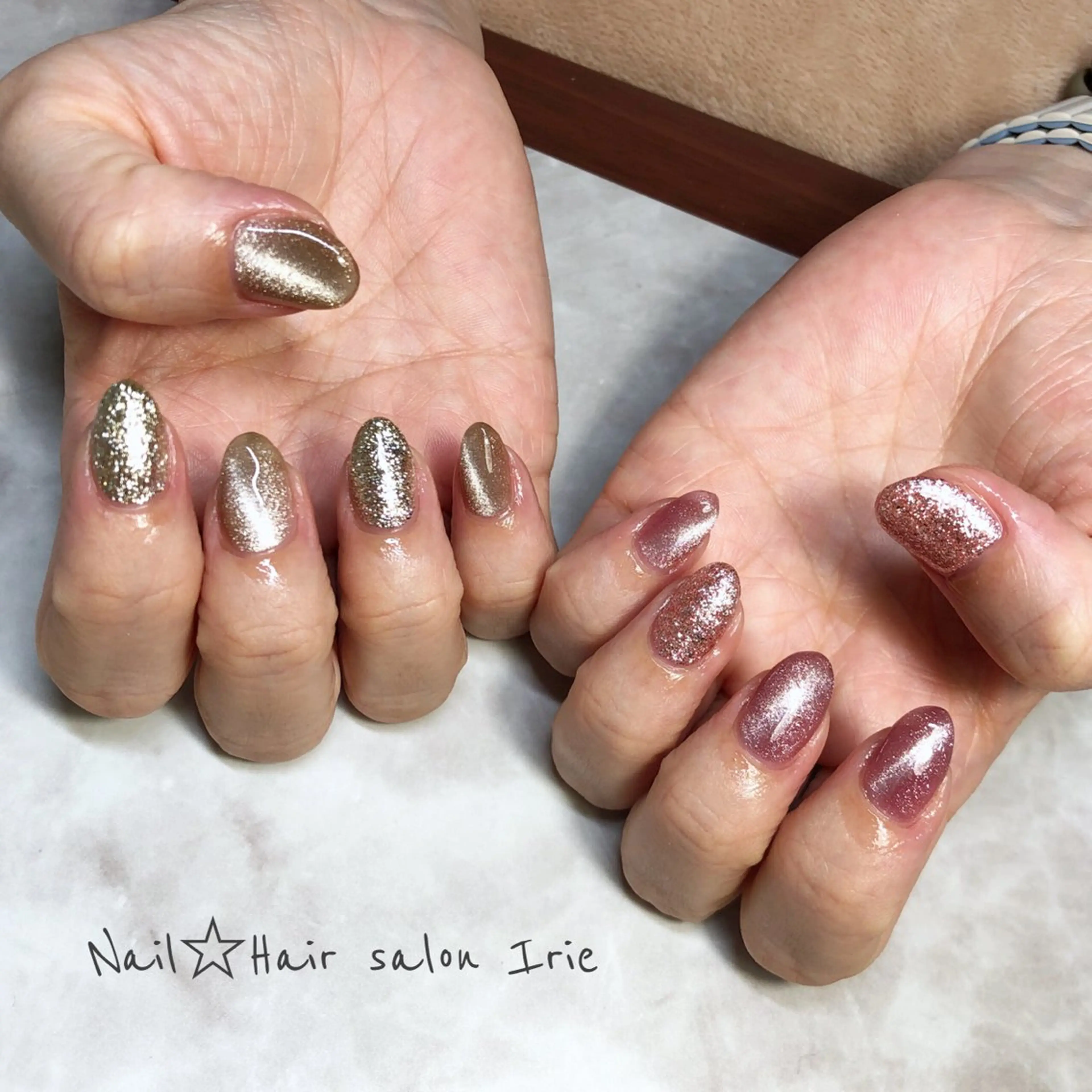 ネイル ハンドネイル ハンドケア Hair salon Irie所属・與儀 知佳のネイルデザイン