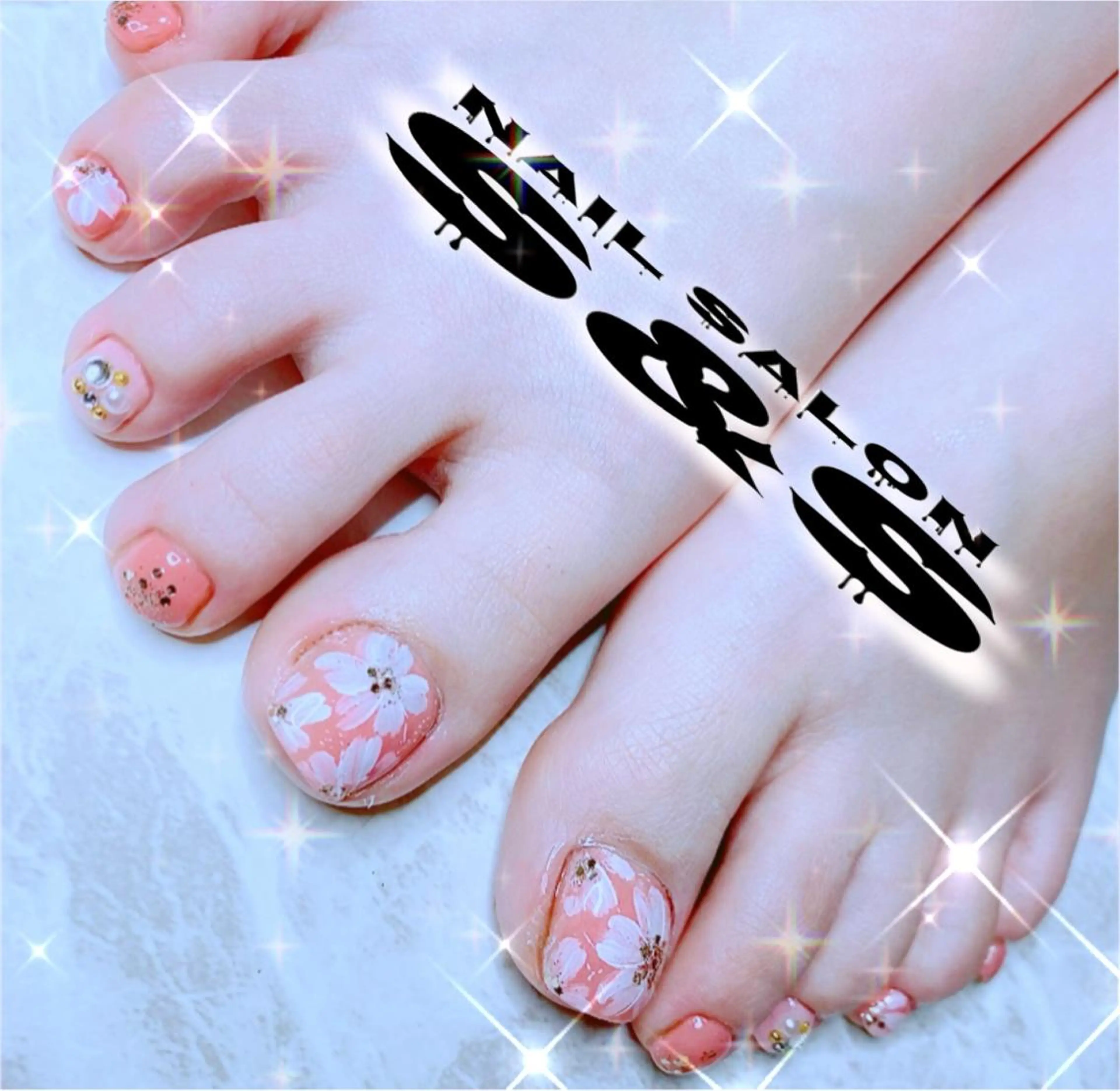 ネイル 桜ネイル 長さ出し フットネイル メンズネイル 持ち込み S&S 村田小百合のネイルデザイン