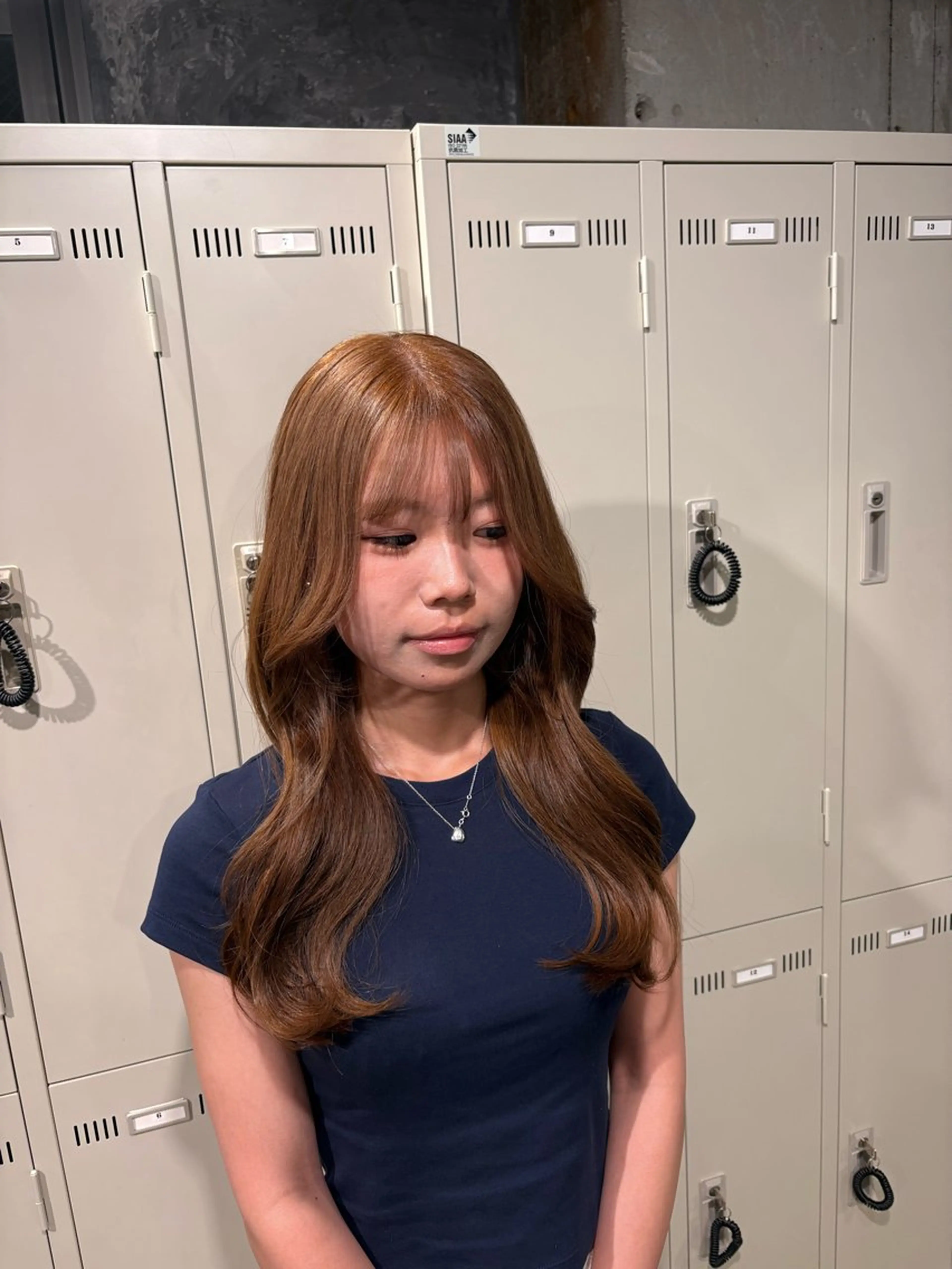 ロング カラー ヘアカラー ハイトーン 横浜💞ミオのヘアスタイル