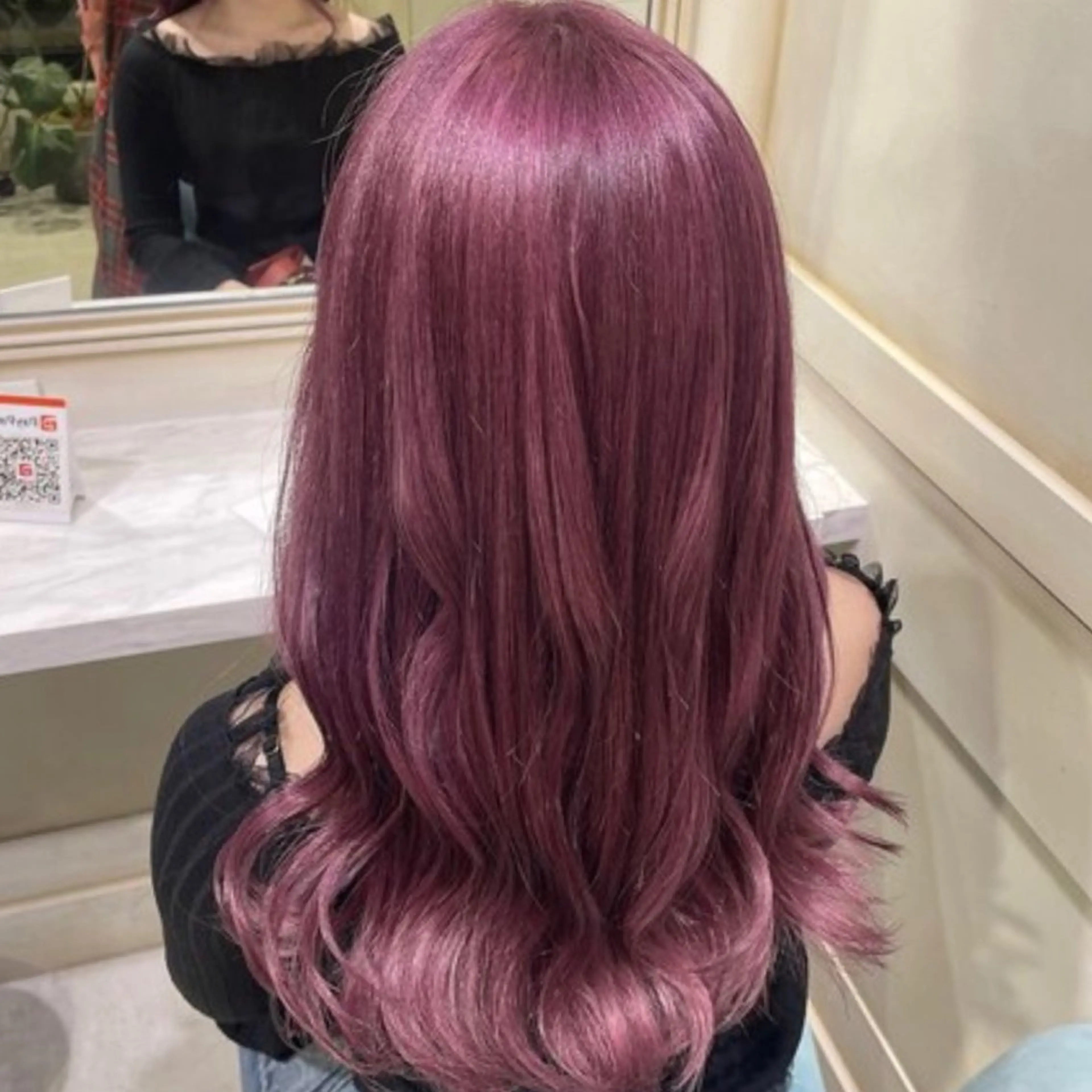 ロング カラー ラベンダーカラー ラベンダーピンク ピンクカラー ロング 💖ブリーチ/暖色 𝐘𝐮𝐢💖のヘアスタイル