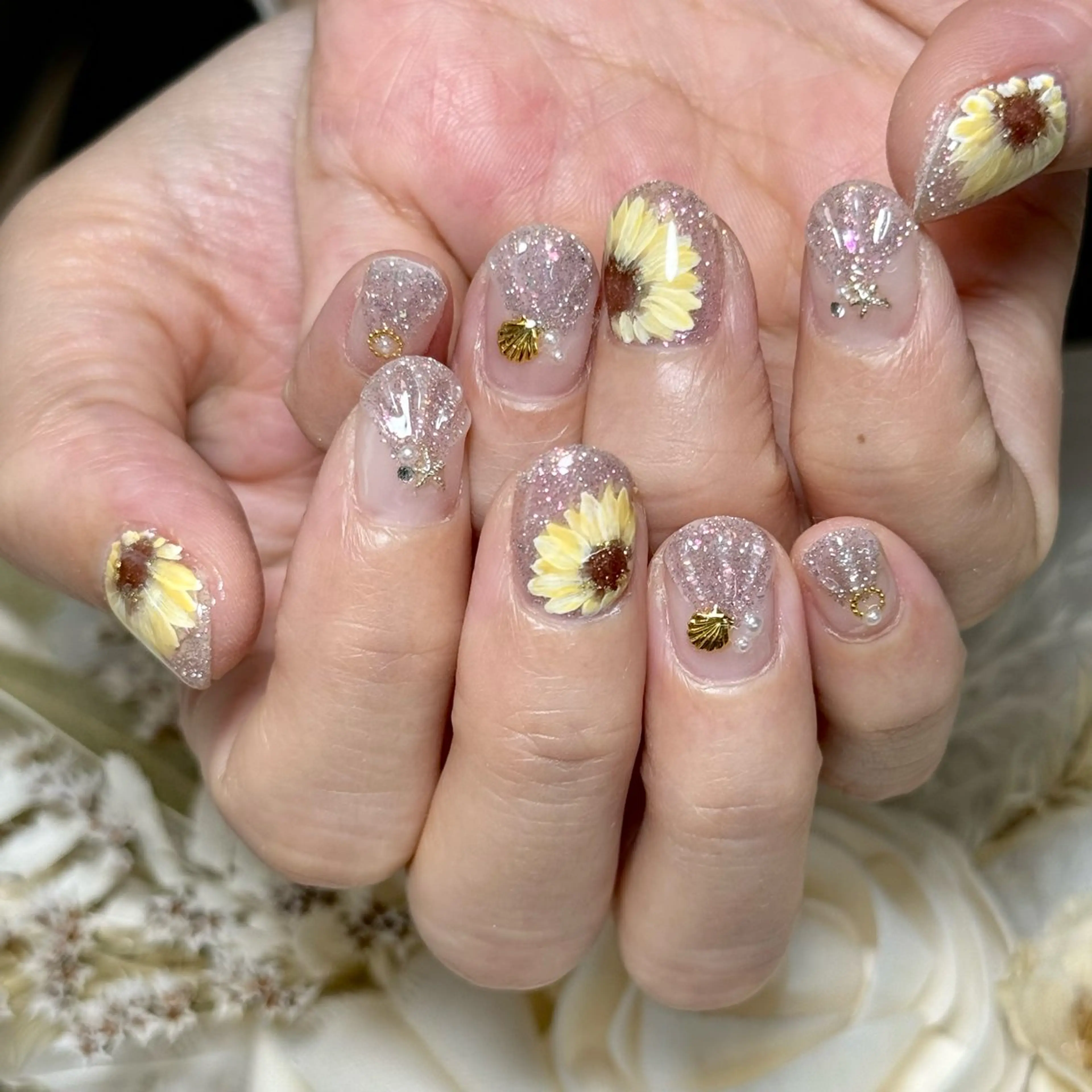 ネイル フラッシュネイル Hana_ Rieのネイルデザイン