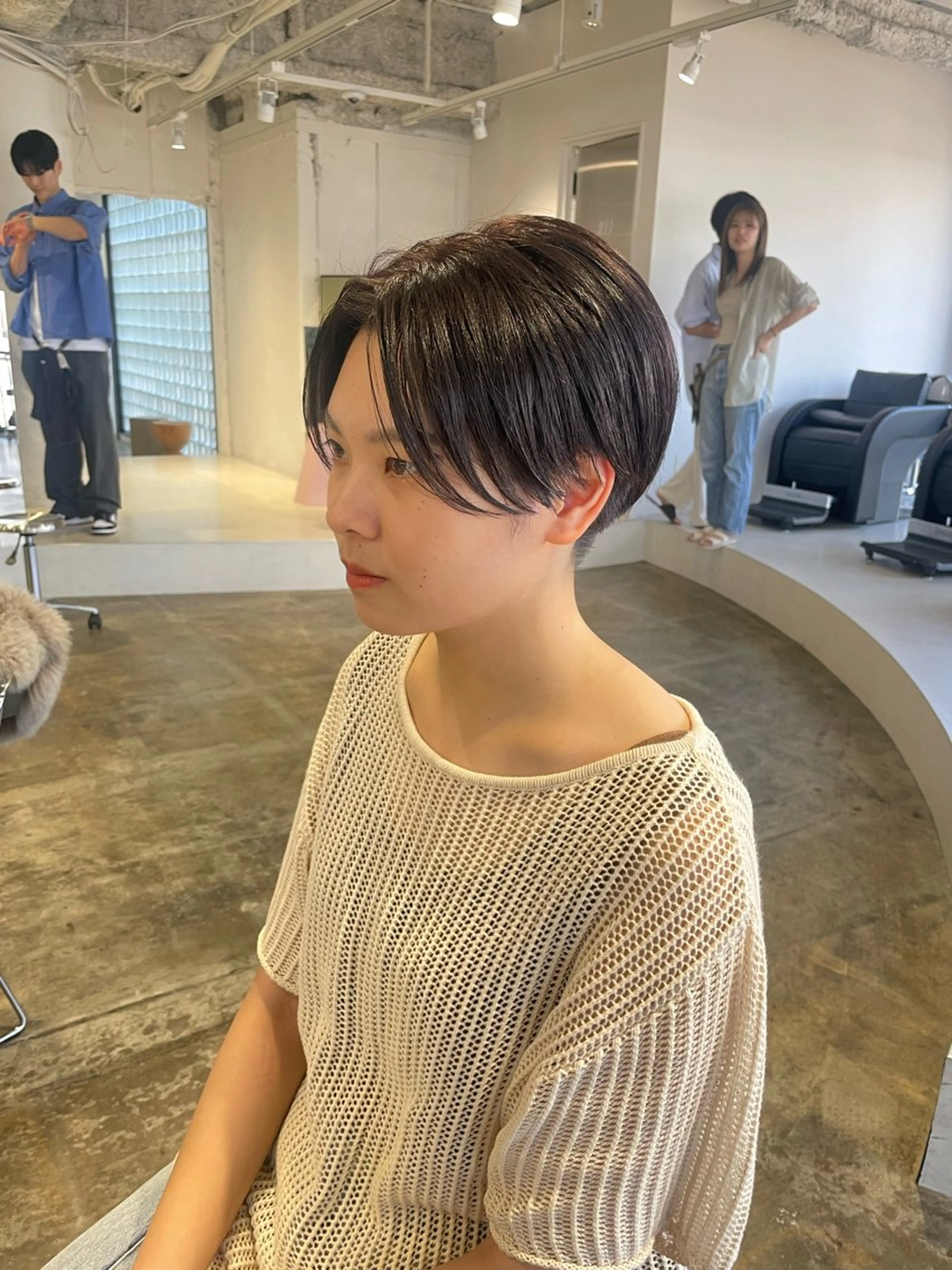 ショート 大迫 江梨のヘアスタイル
