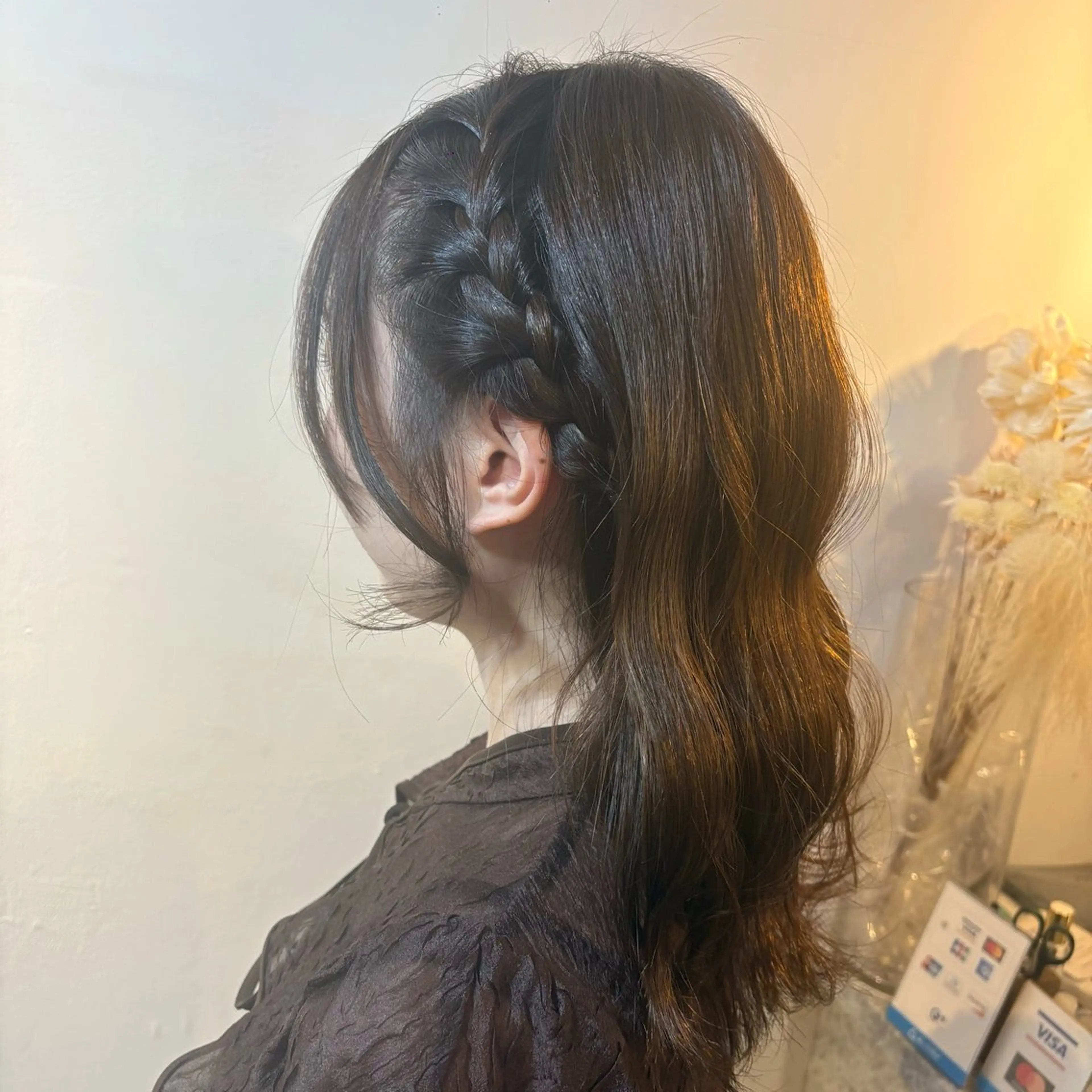 ヘアアレンジ カチューシャ ヘアセット ゆ ののヘアスタイル