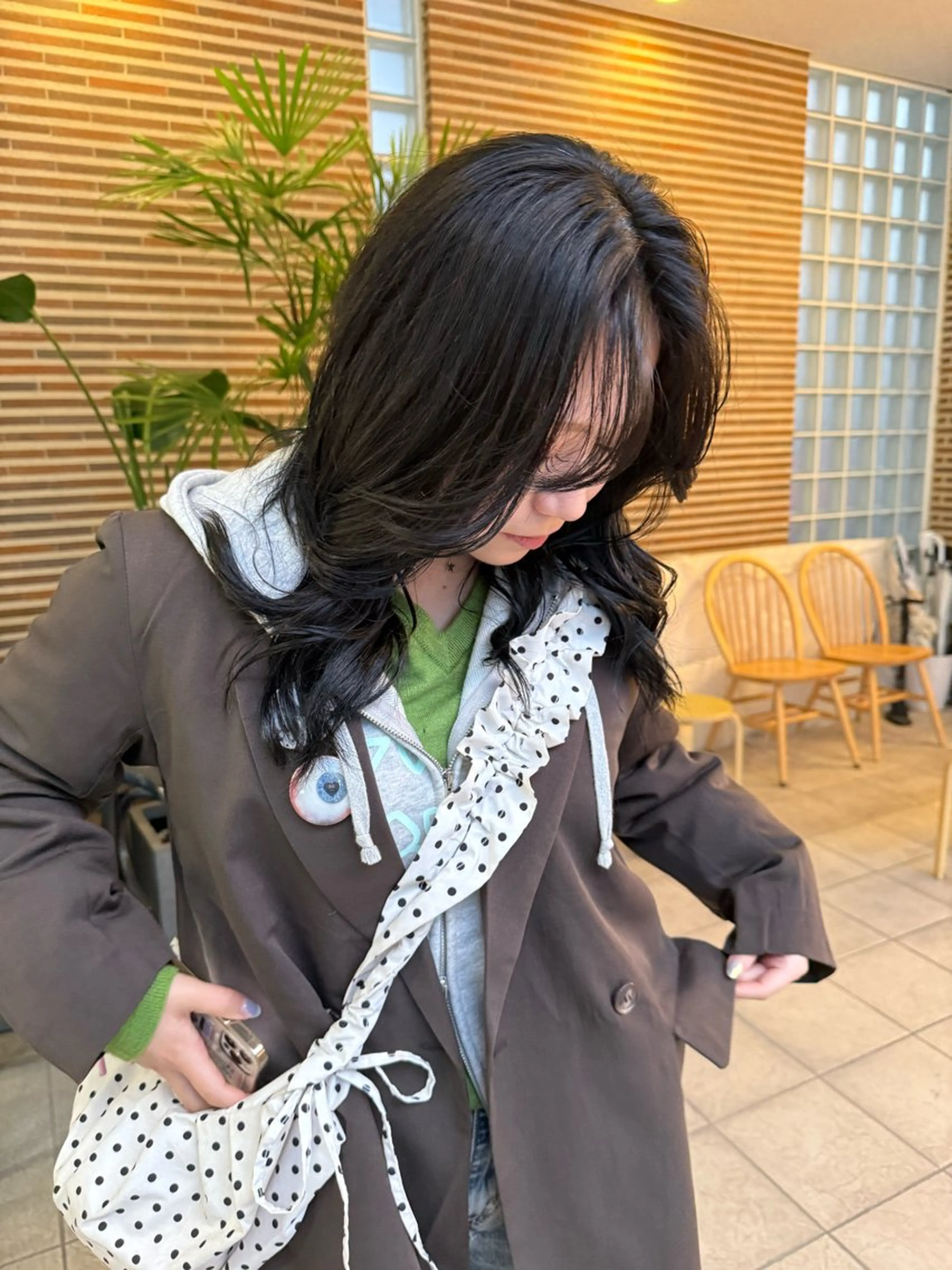 セミロング カラー ヘアカラー Daisy🎀【福岡 美容室】chiakiのヘアスタイル