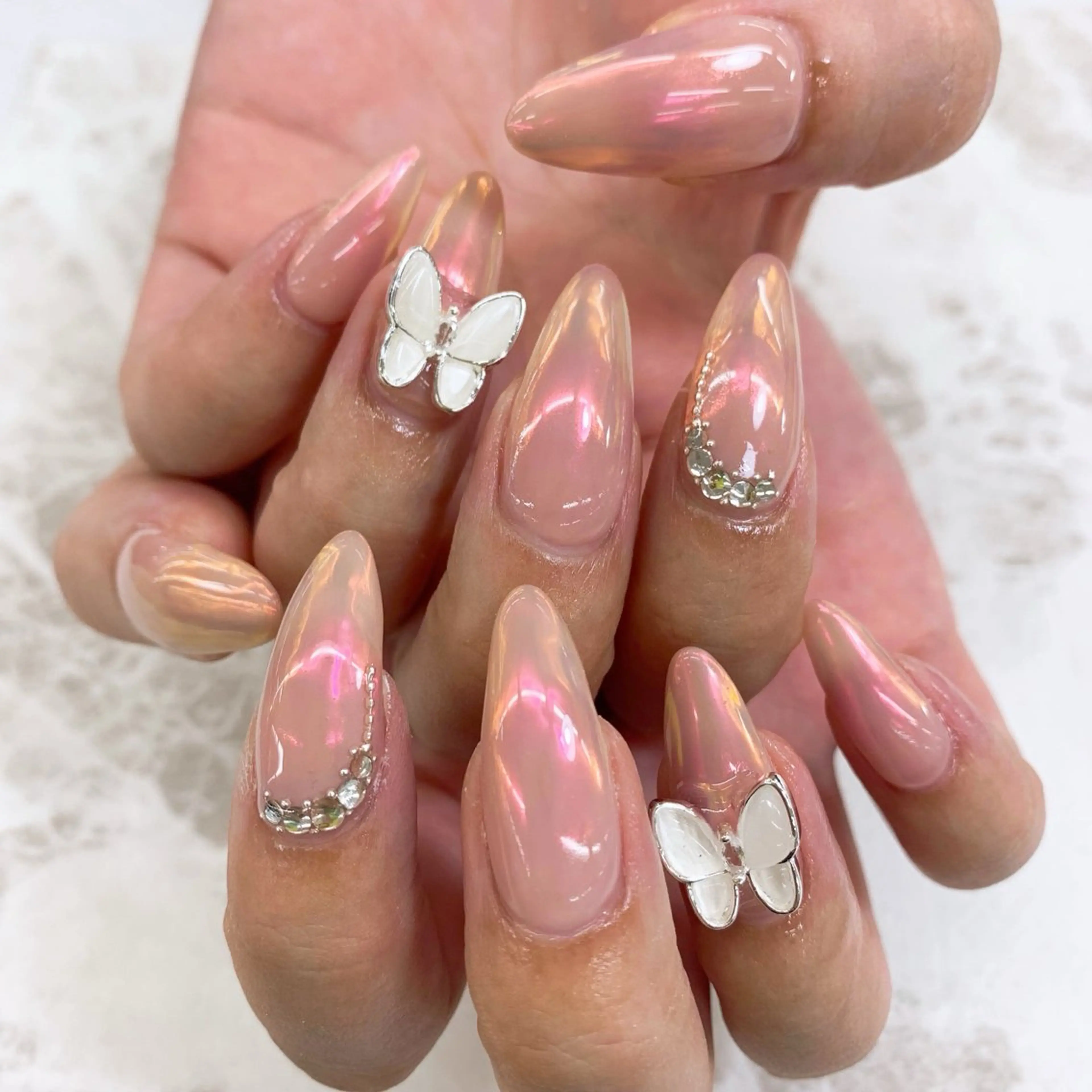 ネイル ⭐︎休業中の練習⭐︎ JNA認定講師髙橋のネイルデザイン