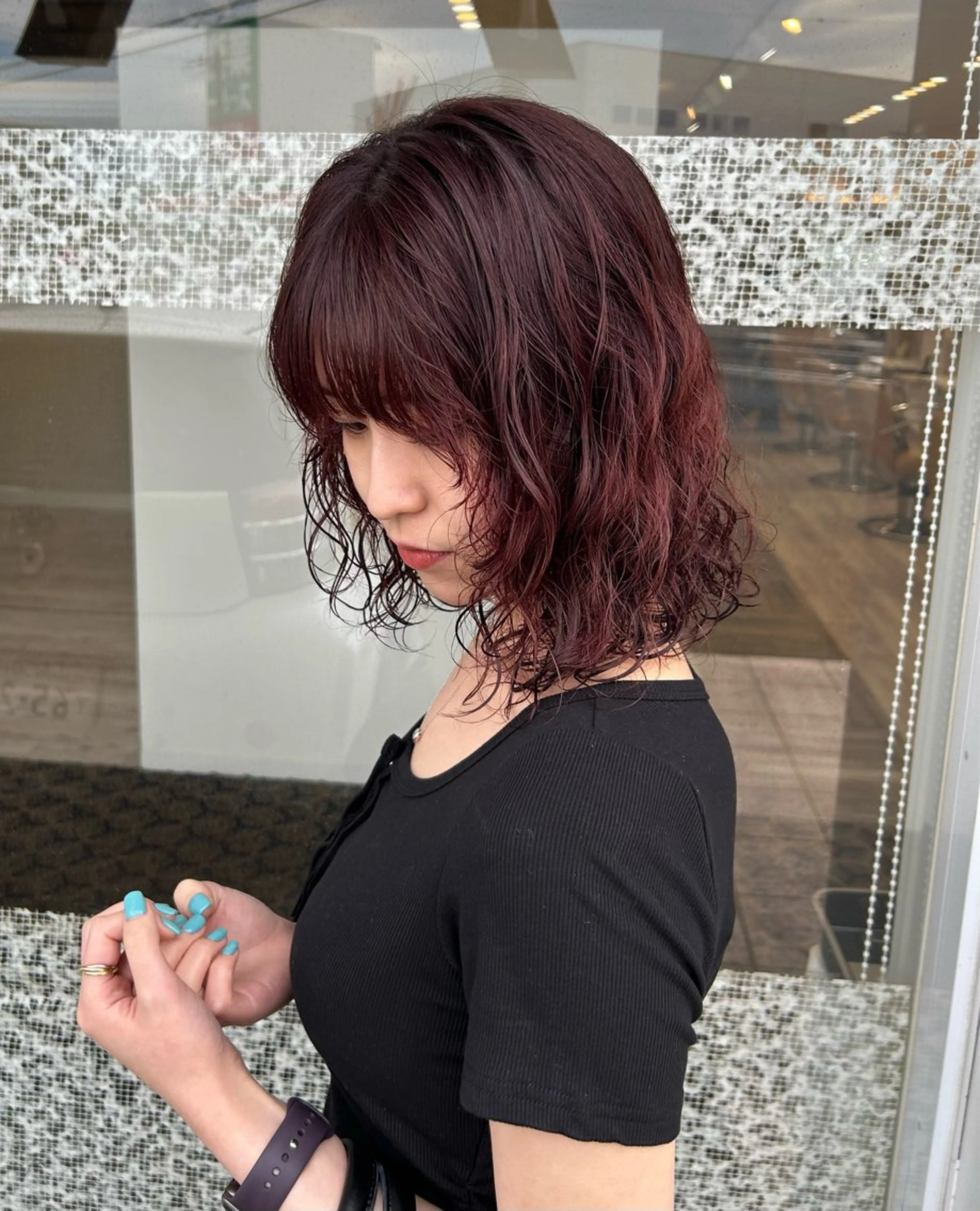 ヘアカラーの写真