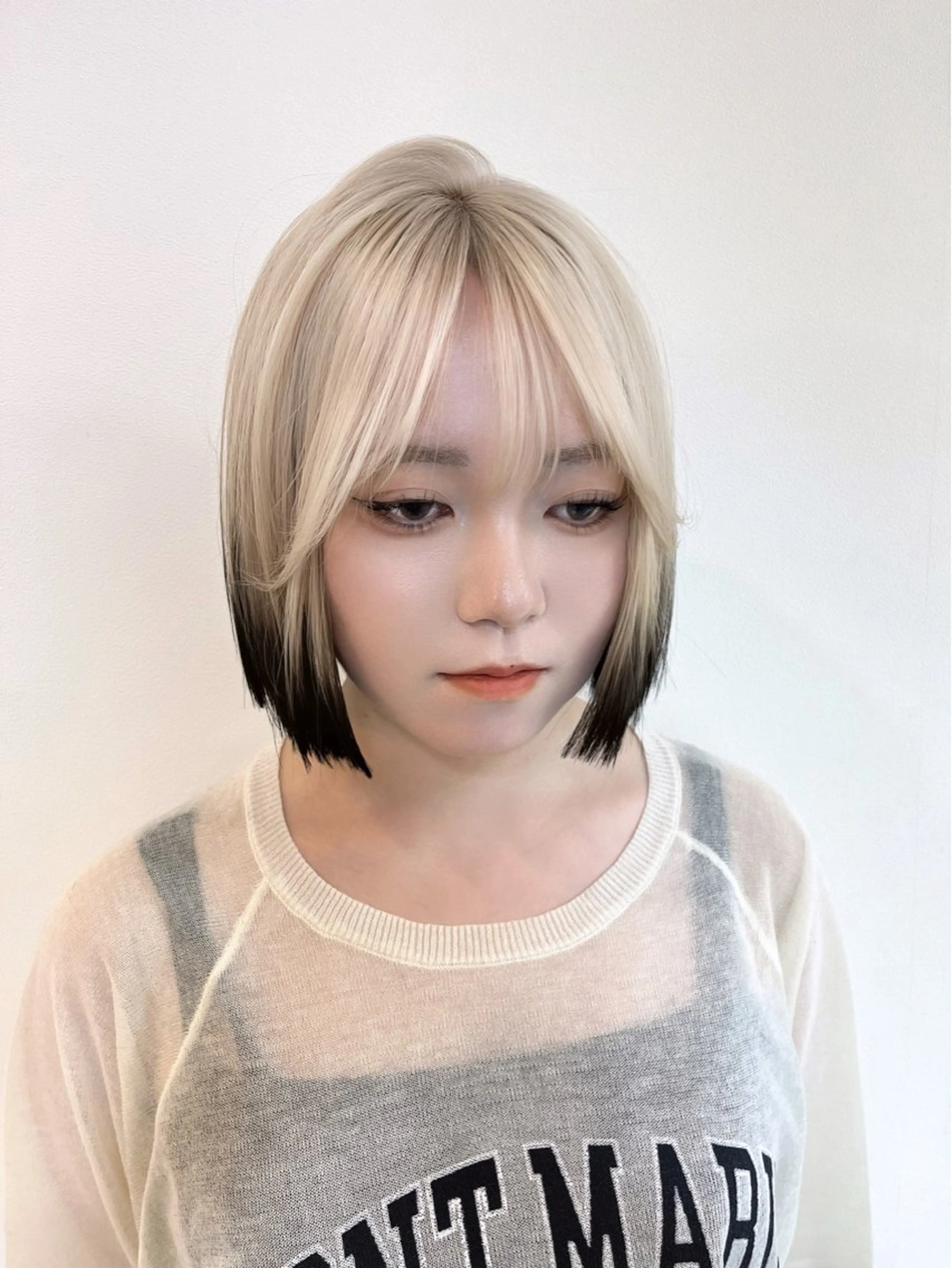 ショート カット ヘアカラー トリートメント ブリーチなし/ レイヤー🌿runaのヘアスタイル