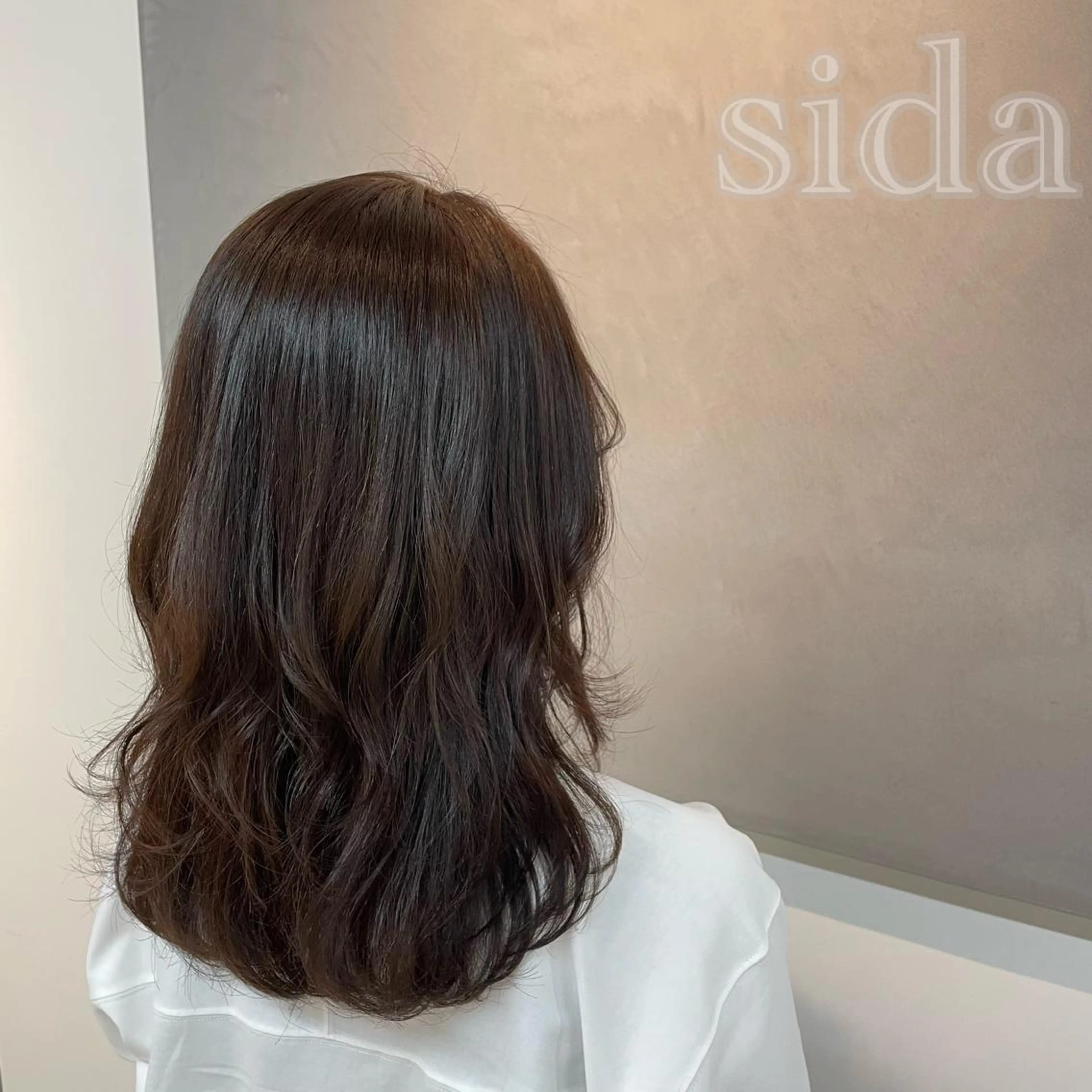 ミディアム カラー カット ヘアカラー トリートメント sida西院店/ 西村真夜のヘアスタイル