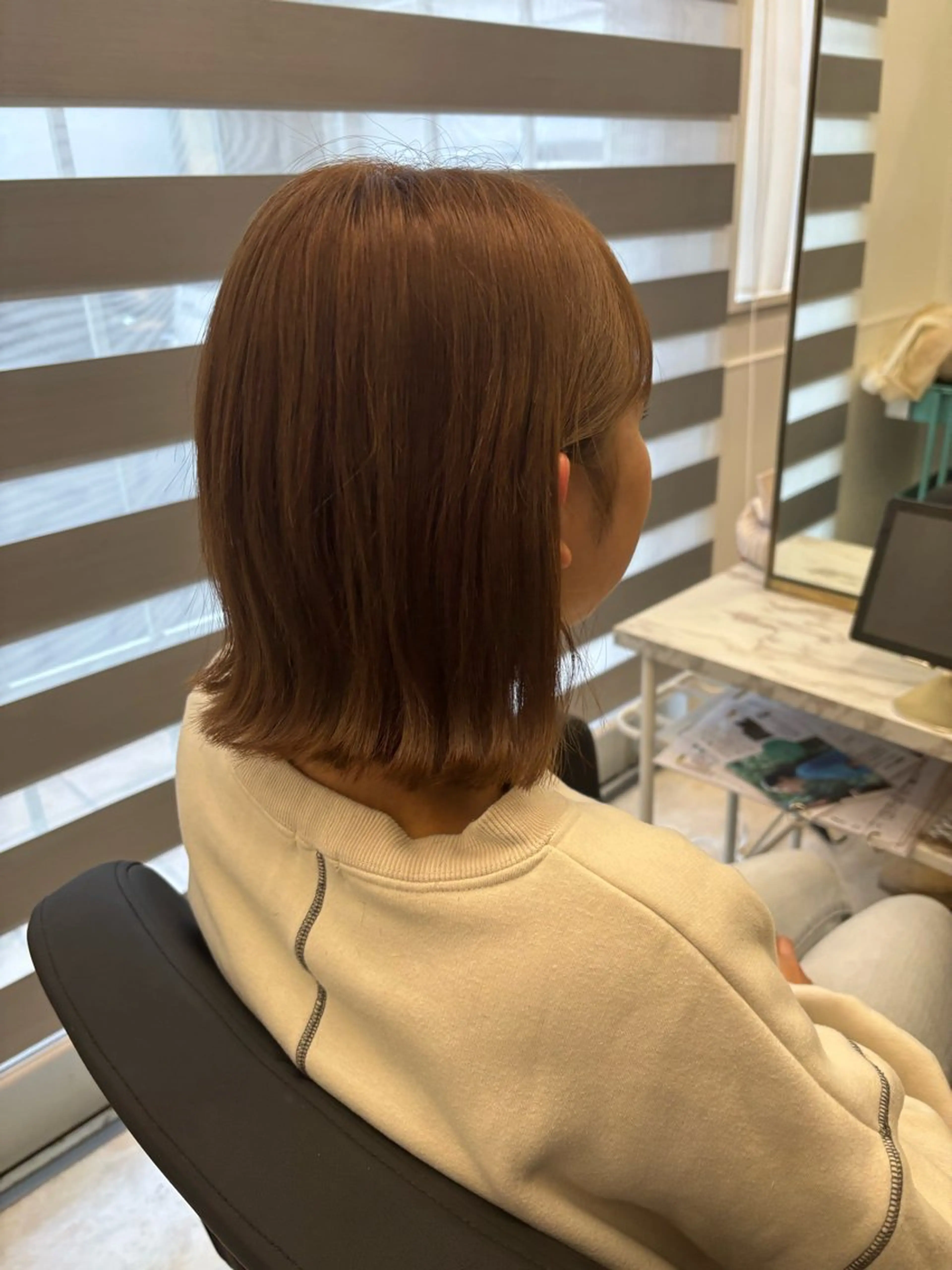 ミディアム ボブ 外ハネヘア カット growth 山下 京華 🌷のヘアスタイル