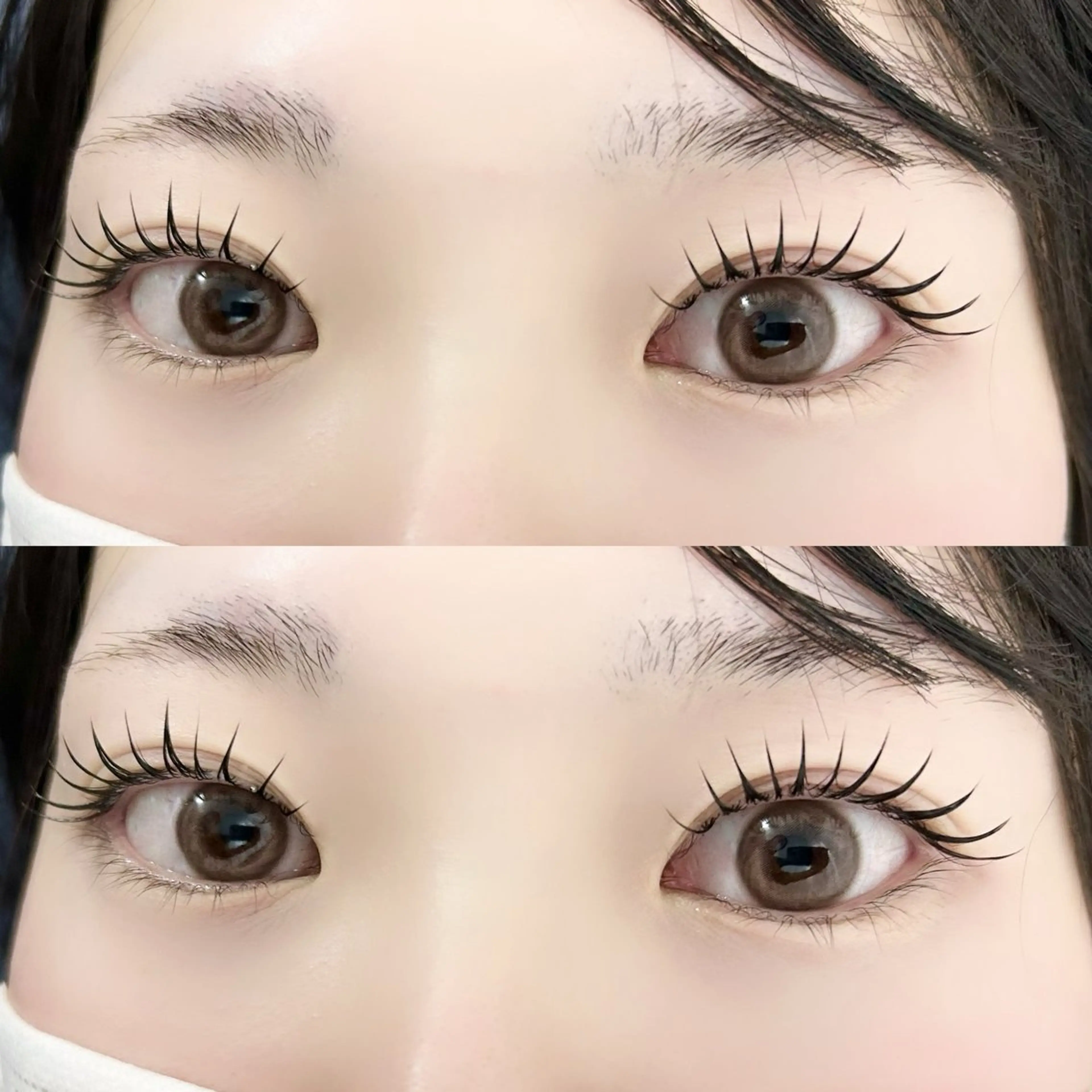 上まつ毛パーマの写真