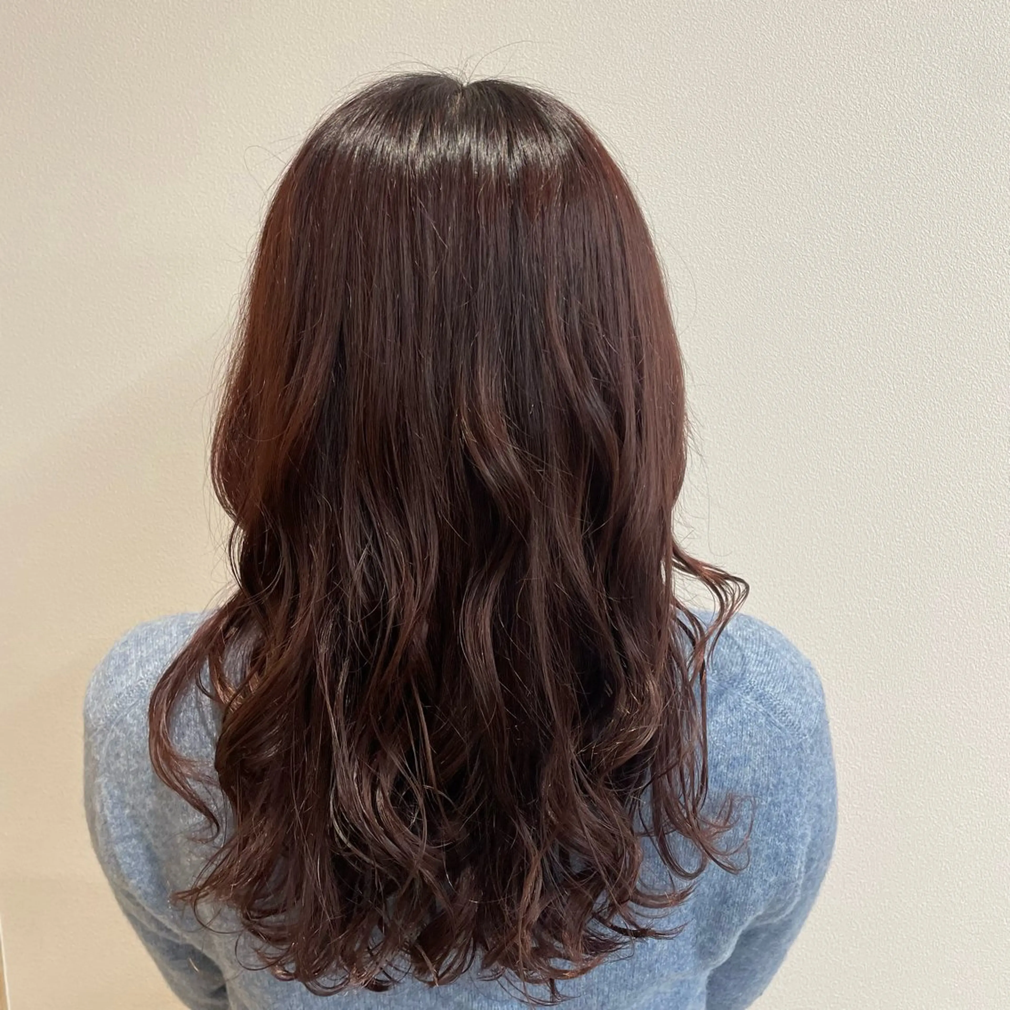 カラー ブラウンカラー ピンクカラー ann HAIRS 夏笑のヘアスタイル