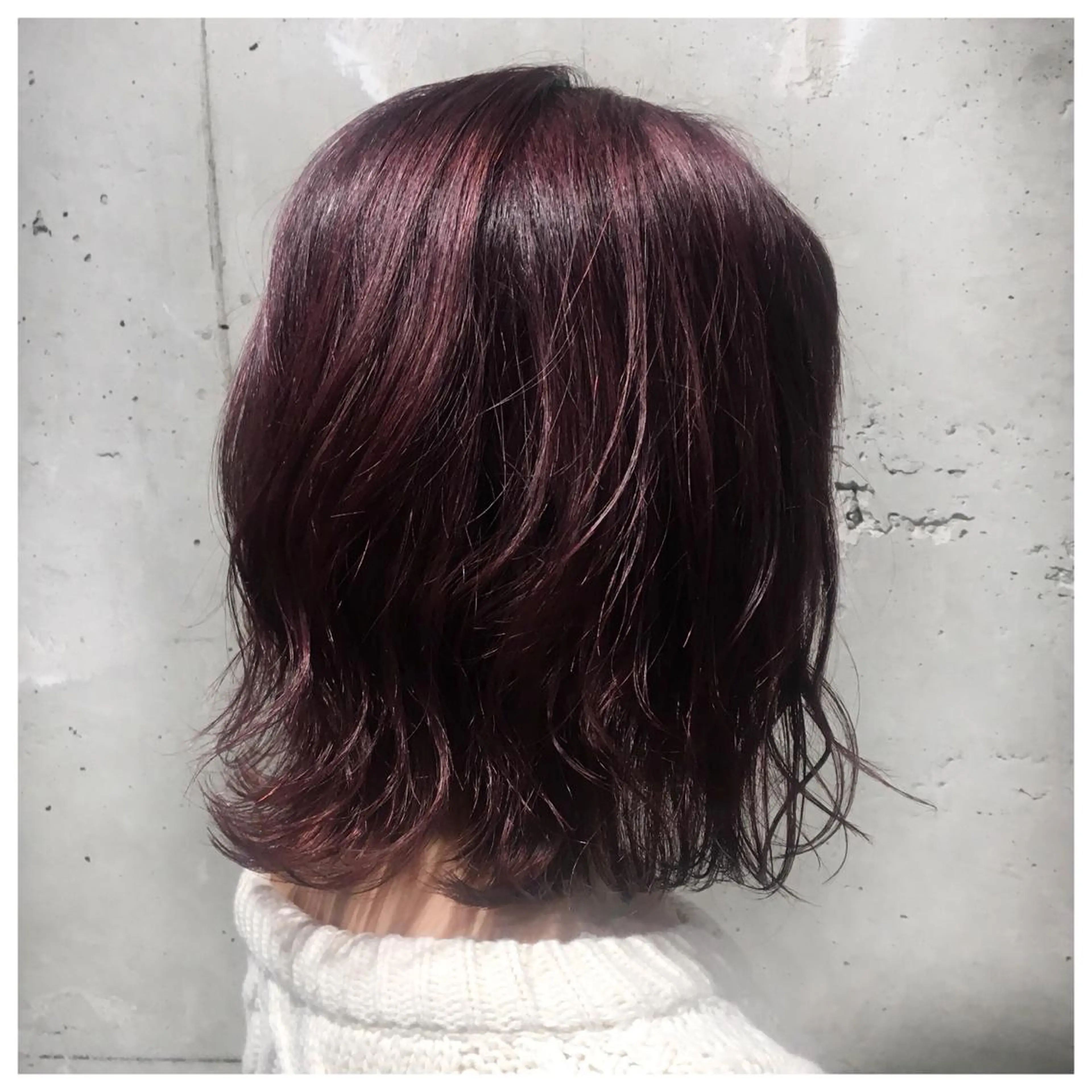 ミディアム カラー ヘアアレンジ 赤味消し.髪質改善 🌿𝘠𝘜𝘙𝘐のヘアスタイル