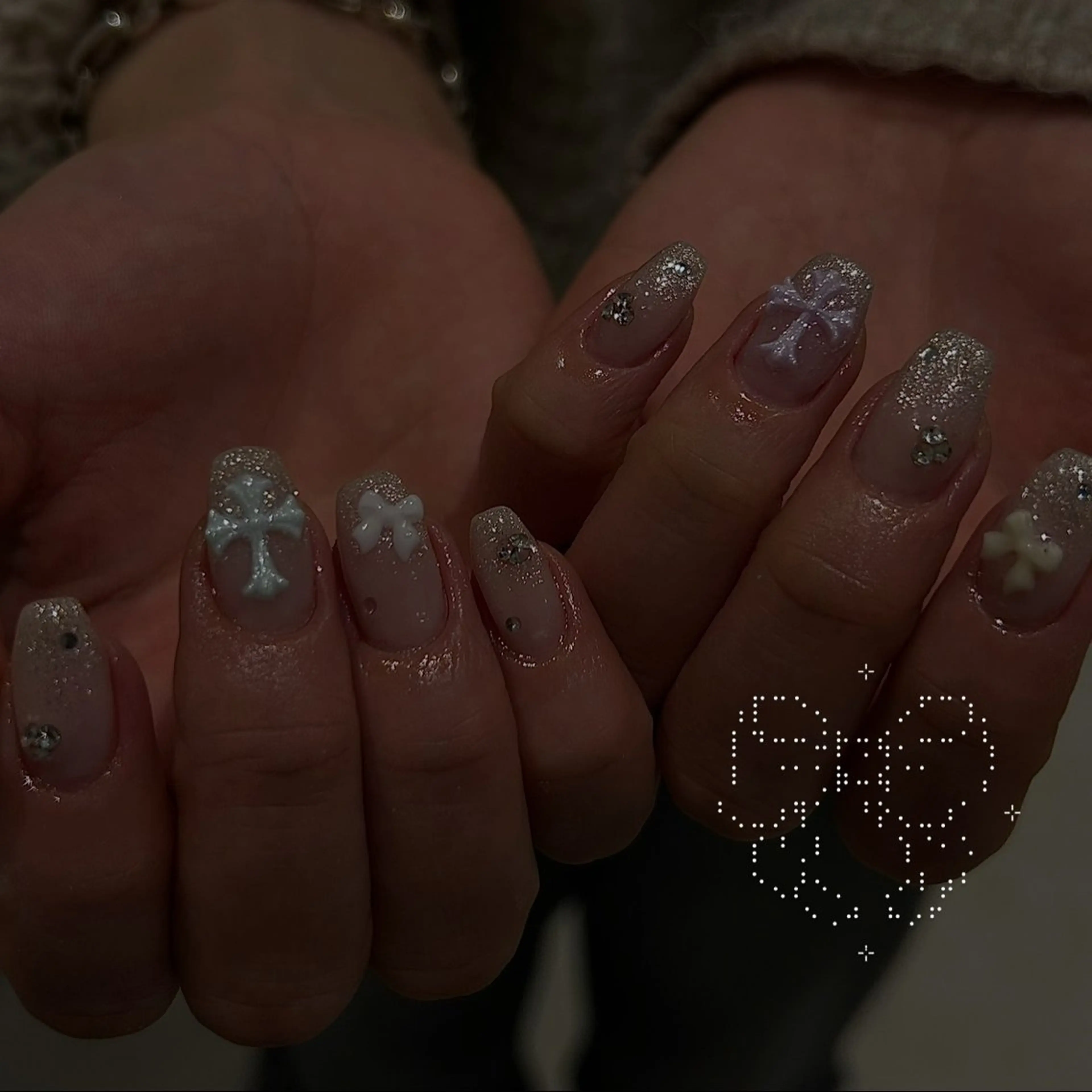 ネイル ハンドネイル honoka ガーリーネイル໒꒱のネイルデザイン