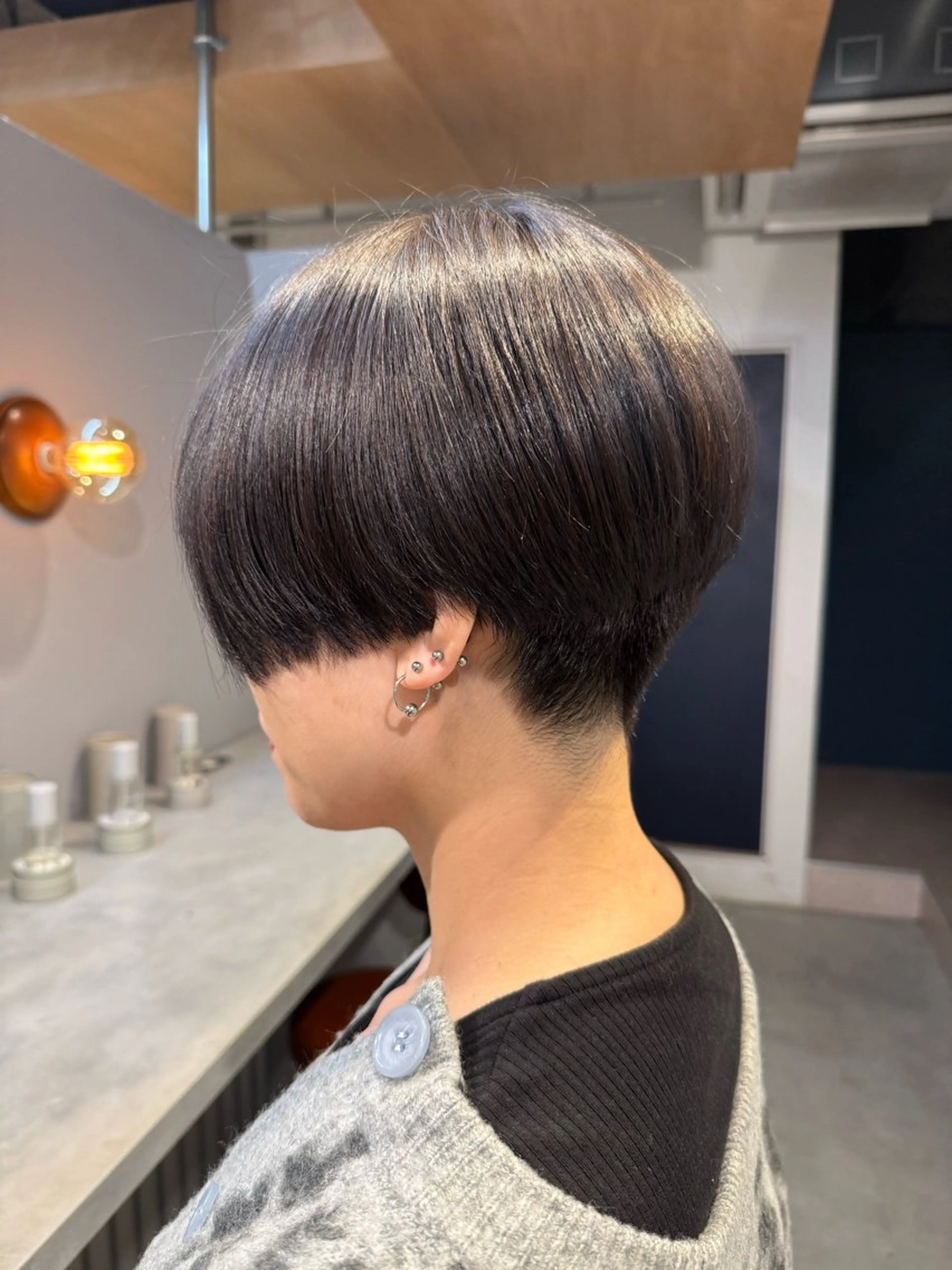 ショート カラー ✂︎神カット&カラー 韓国風パーマ黒田ダイのヘアスタイル