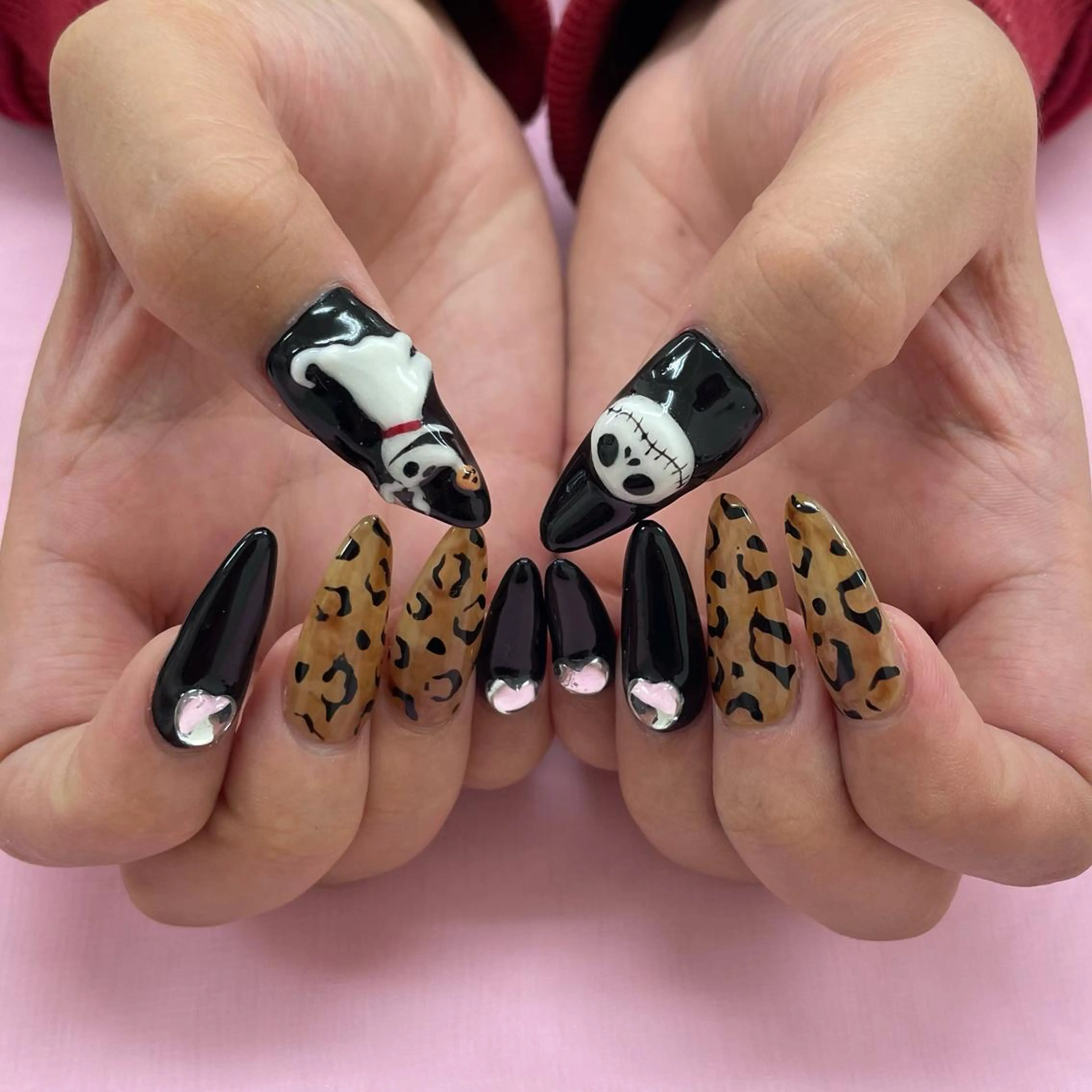 ネイル ハロウィン ハンドネイル 五十嵐 美智のネイルデザイン