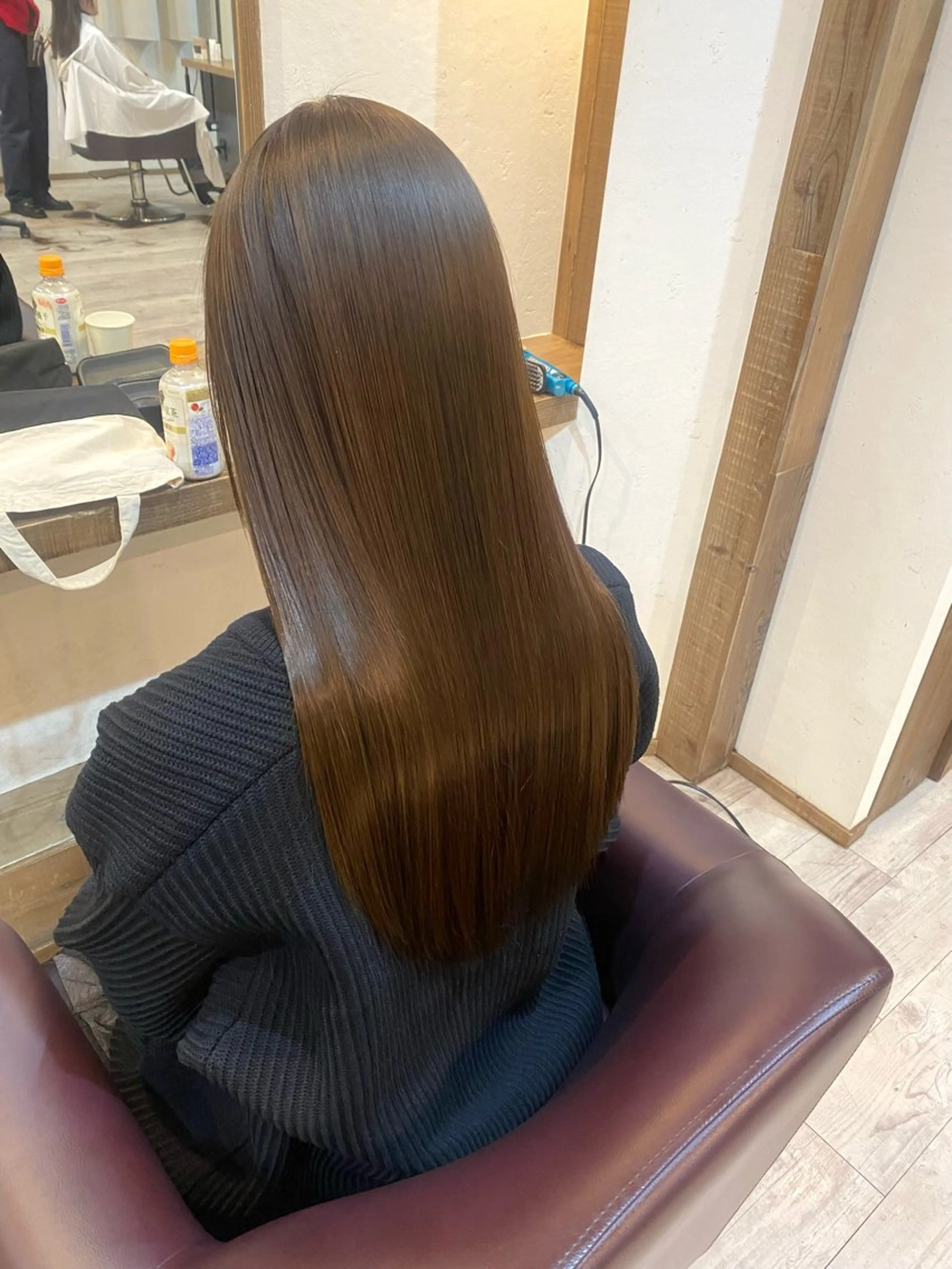 セミロング カラー 髪質改善 トリートメント カット トリートメント 🍑 モモカ🍑のヘアスタイル