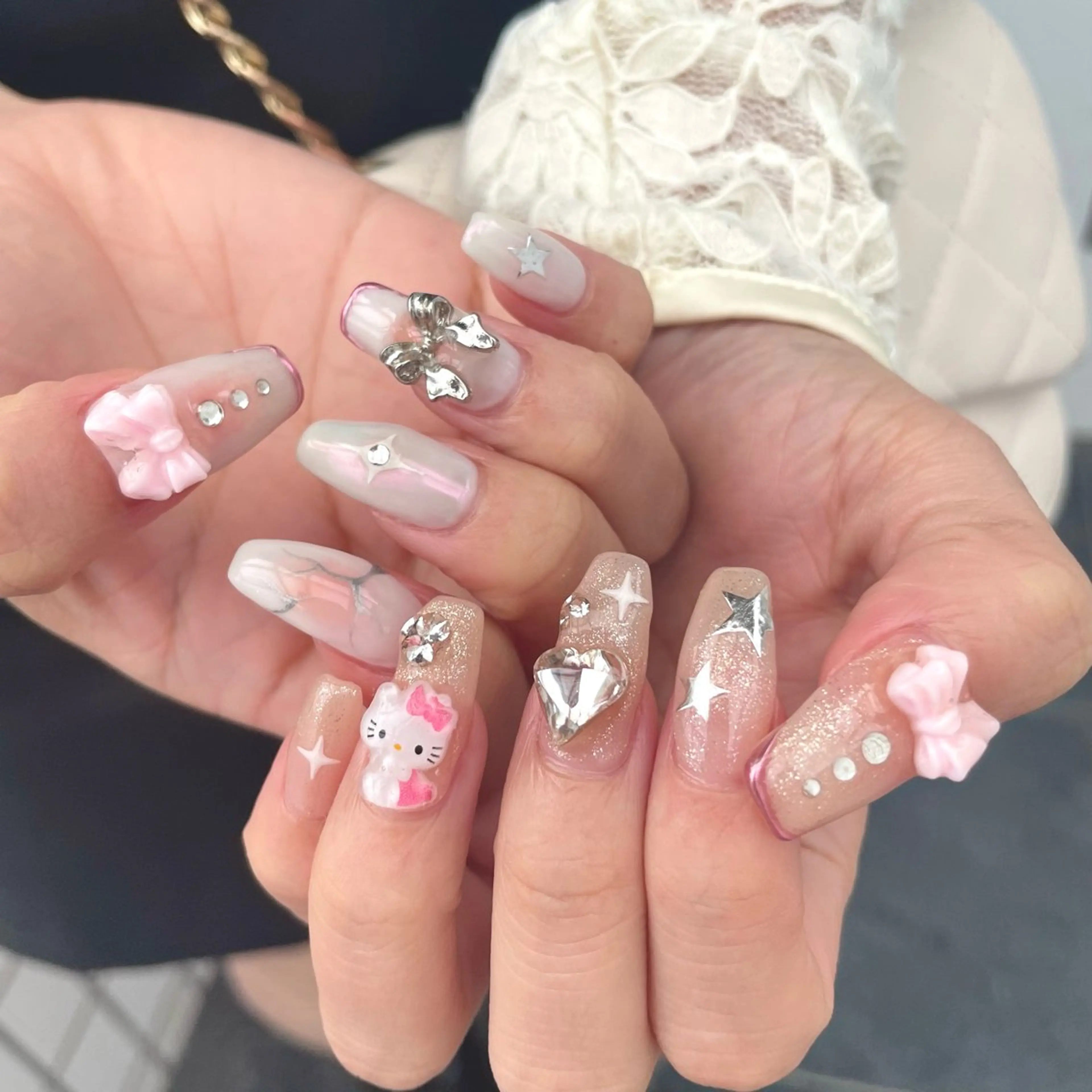 ネイル 持ち込み ハンドネイル Nail ヌシん家 AKANEのネイルデザイン