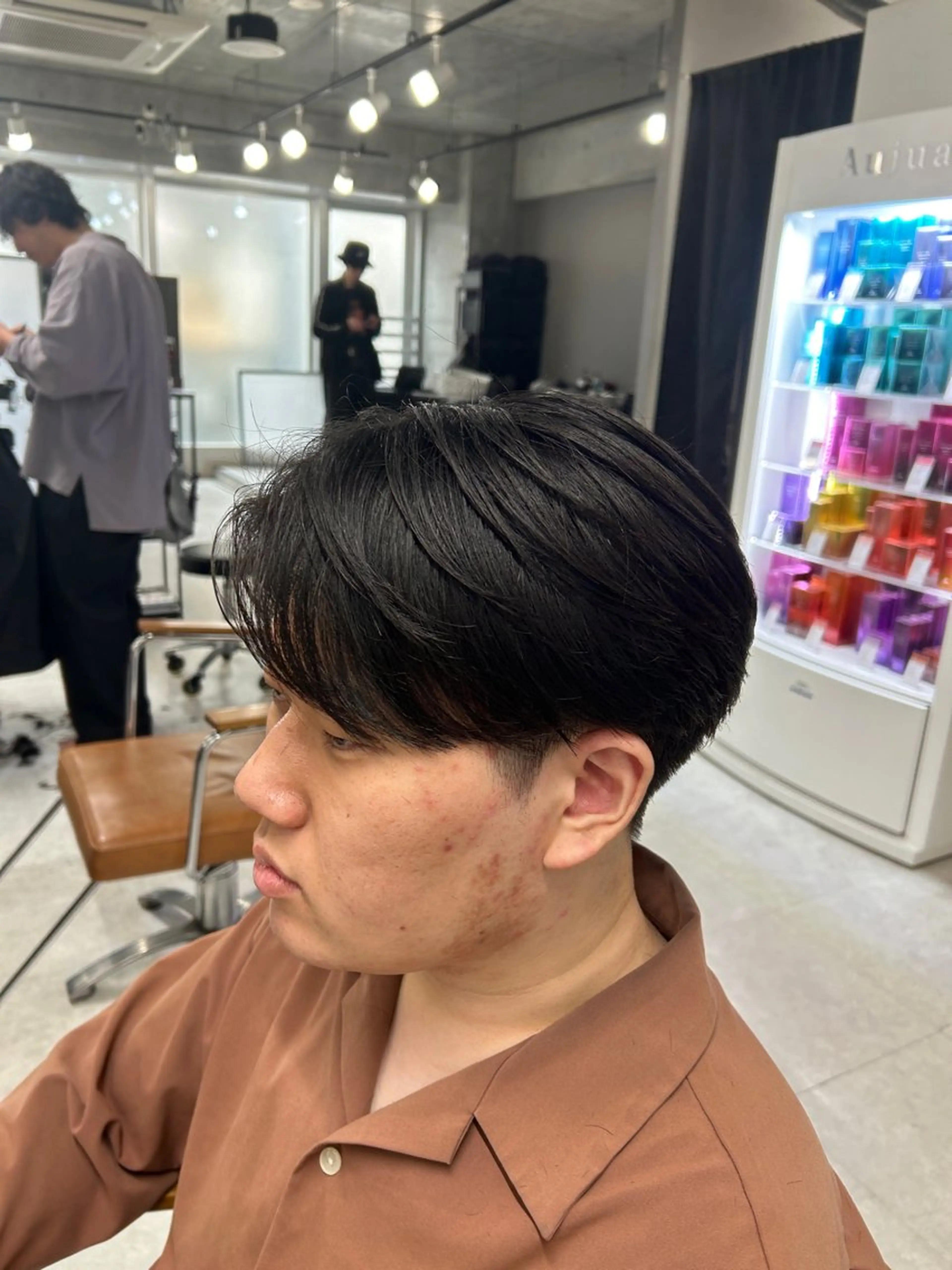 メンズ カット トリートメント ヘッドスパ ヘアセット カズキ🌼曲がる縮毛 ／くせ毛パーマのヘアスタイル