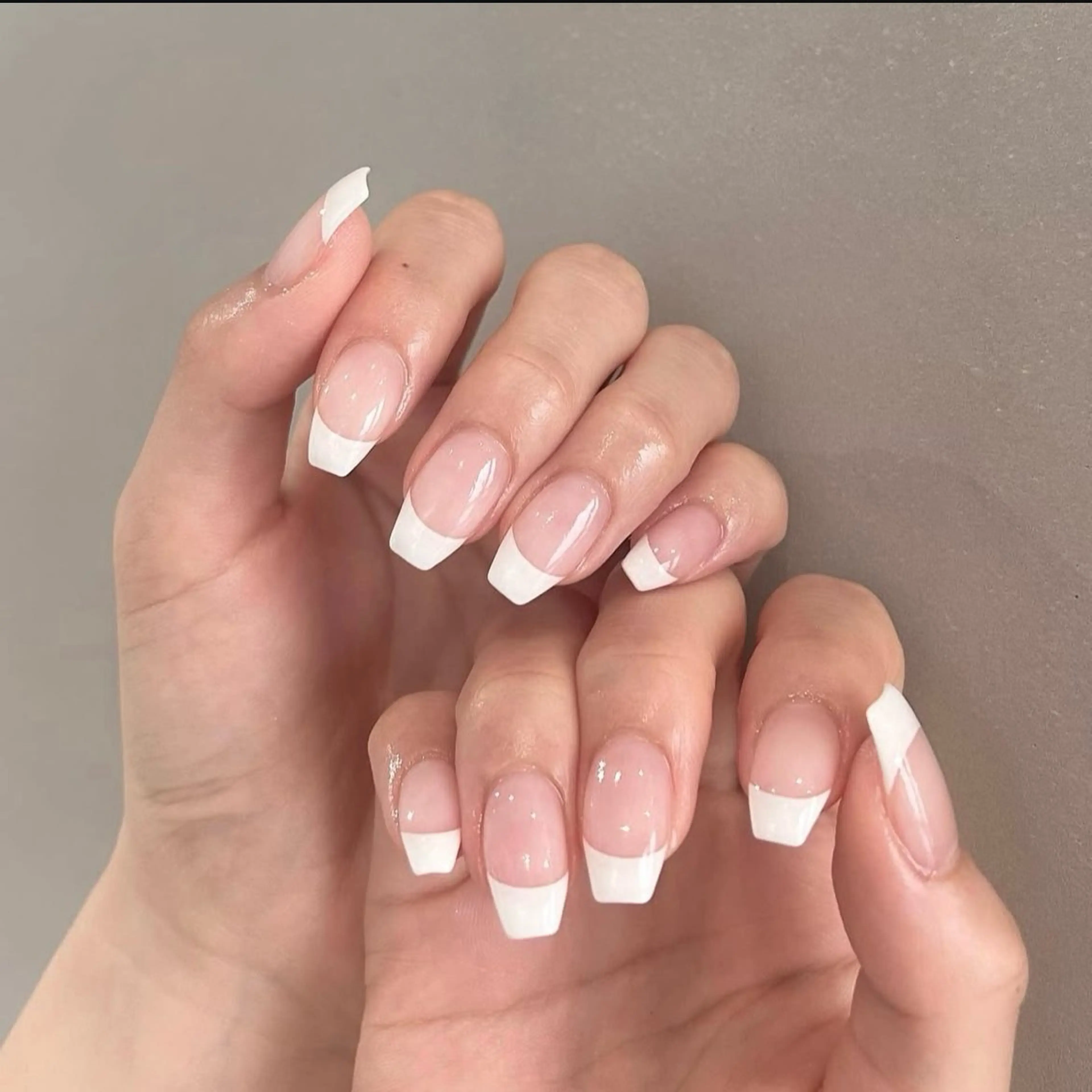 ネイル フレンチネイル Bloom_ nanamiのネイルデザイン