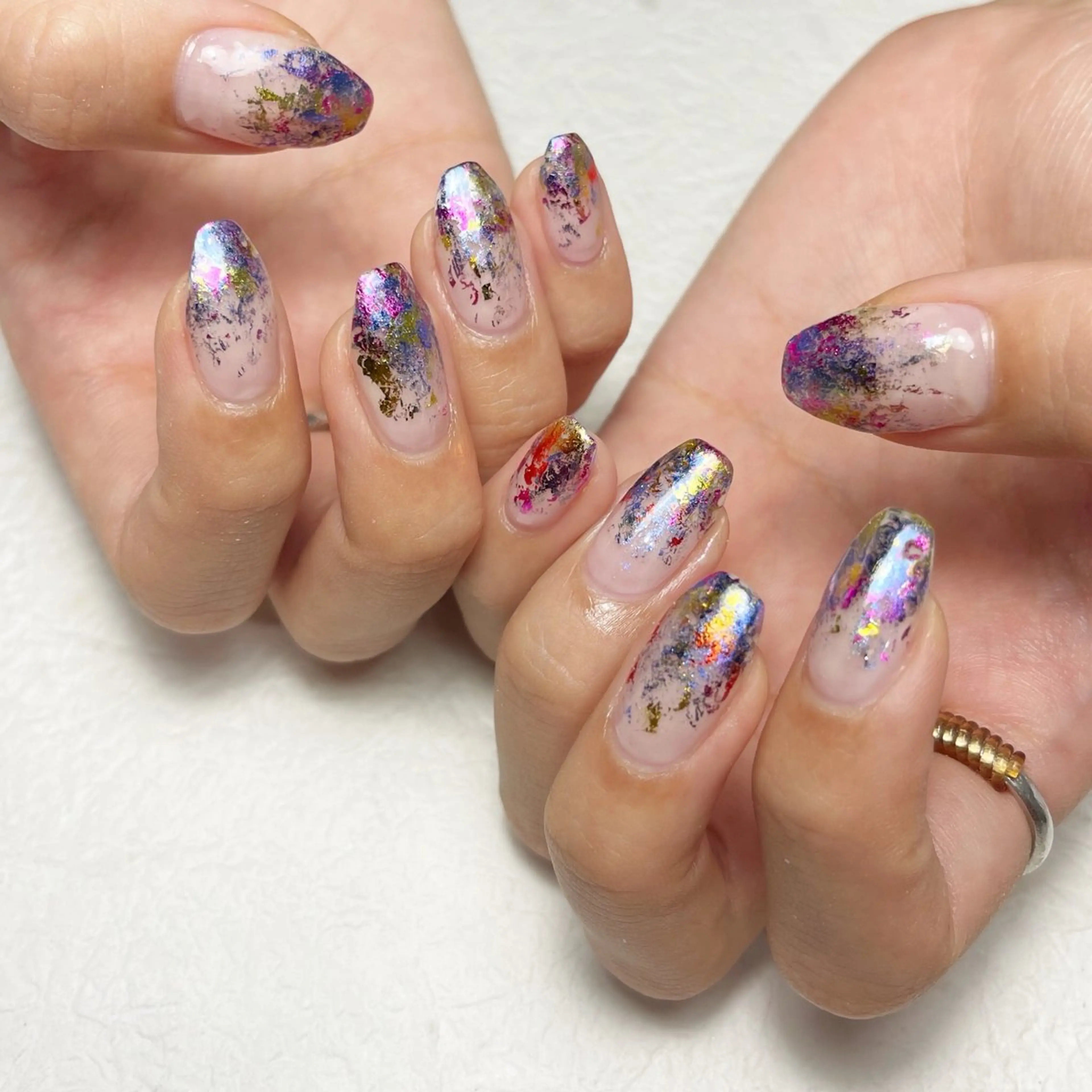 オフ込み💖ホイルワンカラーorグラデーションの写真