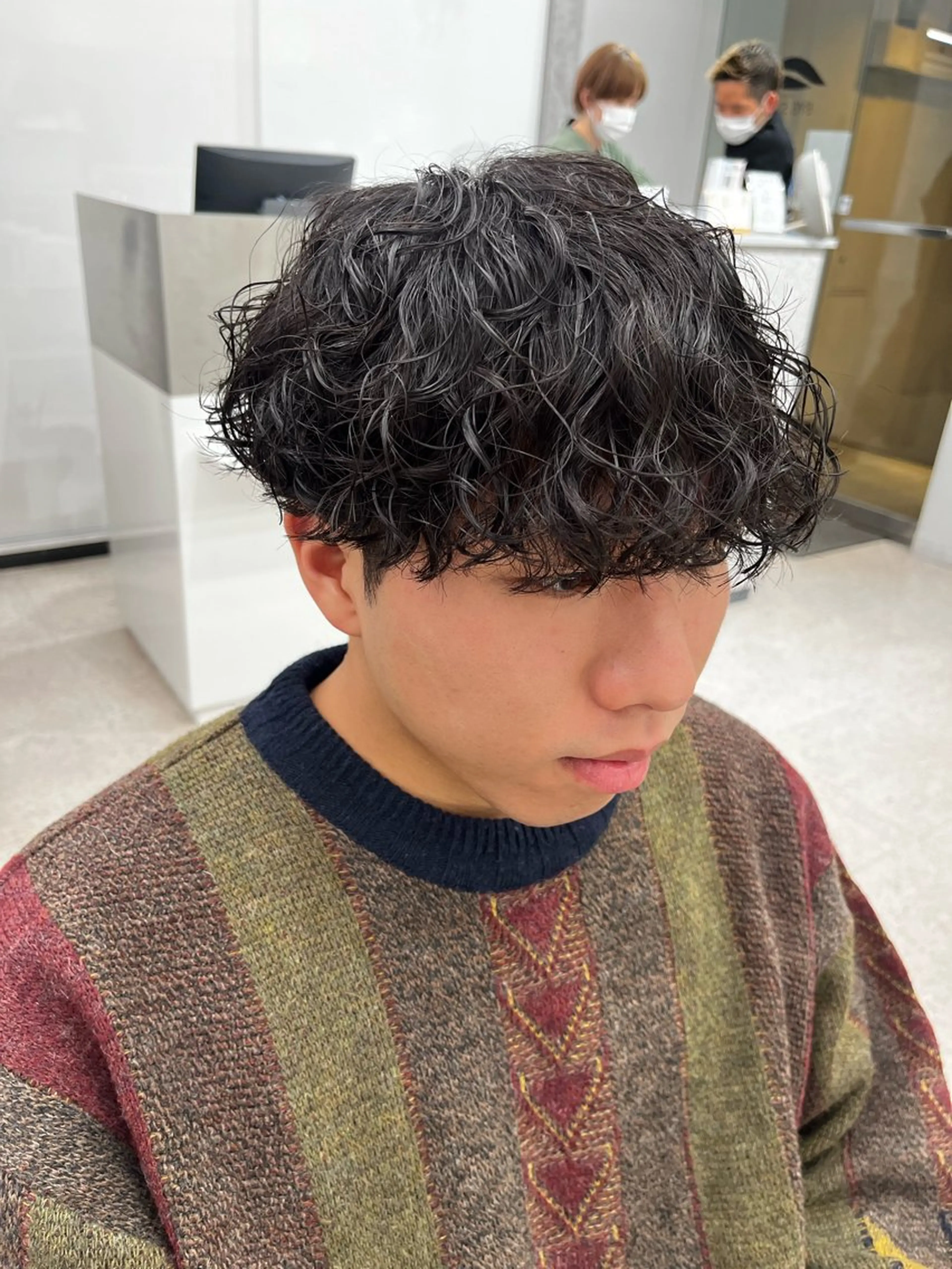 パーマ メンズ メンズパーマ カット パーマ 🍐シャドウパーマ メンズ特化/守岡🍐のヘアスタイル