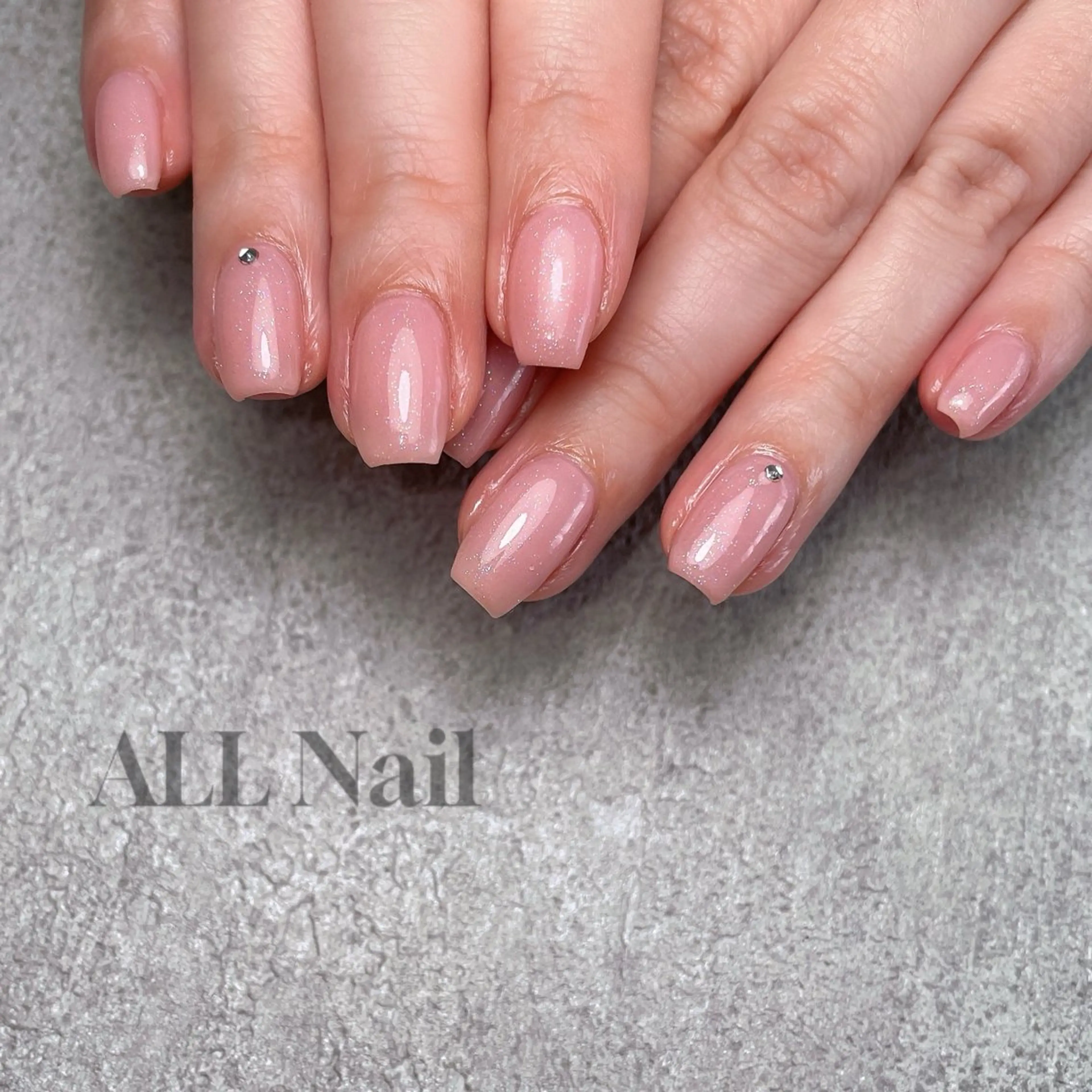 ネイル ラメ(グリッター) シンプルネイル ALL Nail &whiteningのその他イメージ