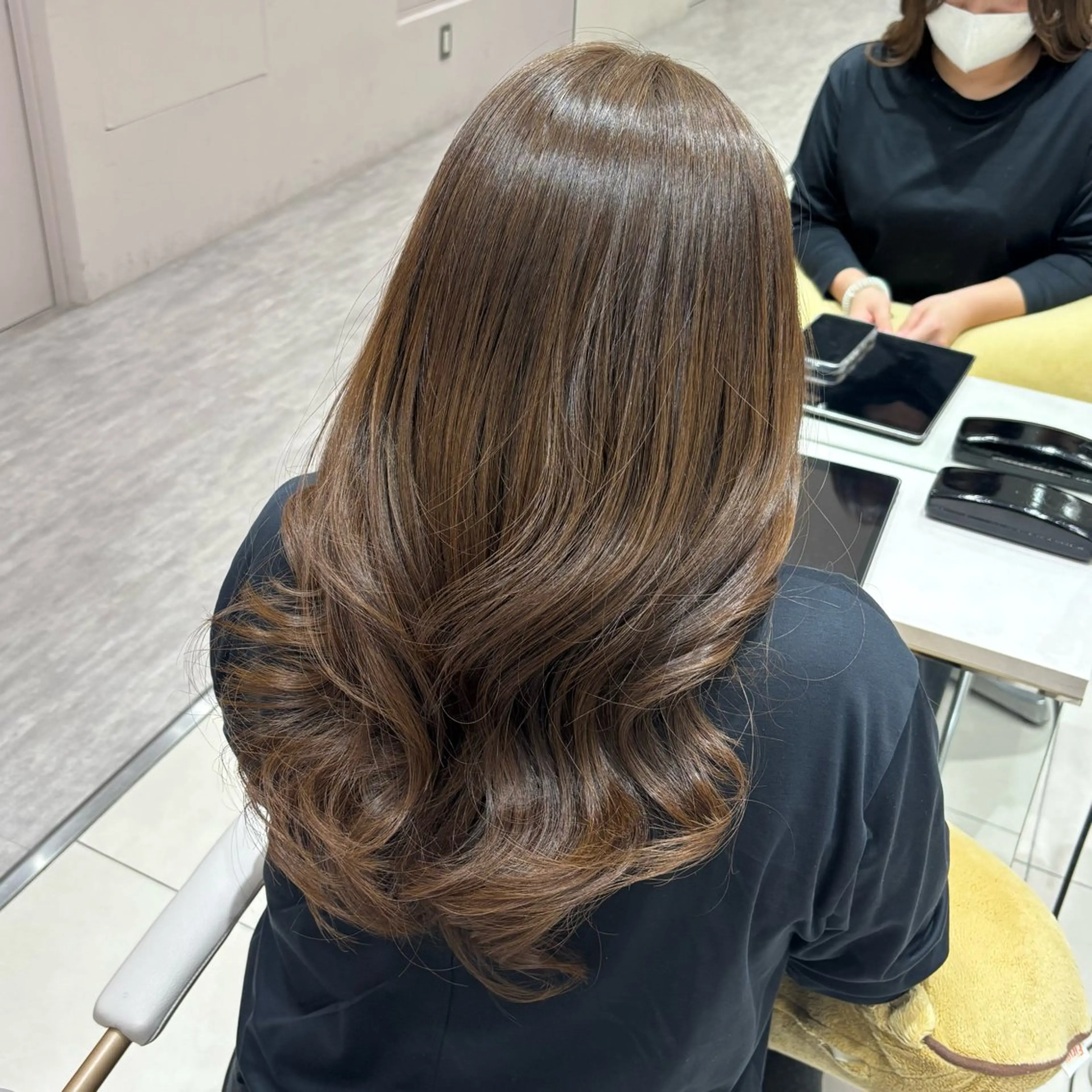 ロング カラー ヘアカラー トリートメント 🤍艶髪透明感 カラー/直井優花🤍のヘアスタイル