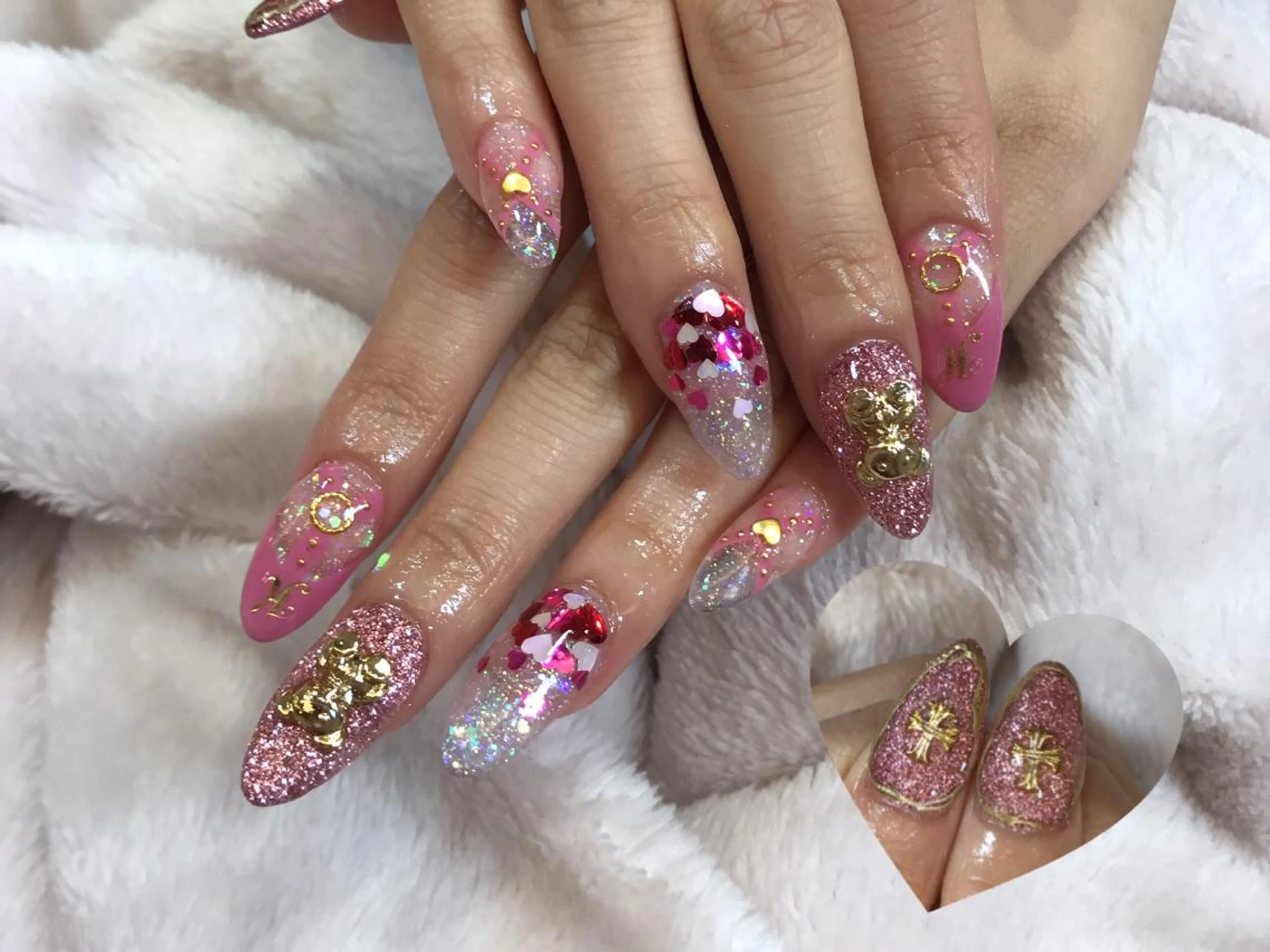 ネイル ピンク ハンドネイル 中川 愛理のその他イメージ