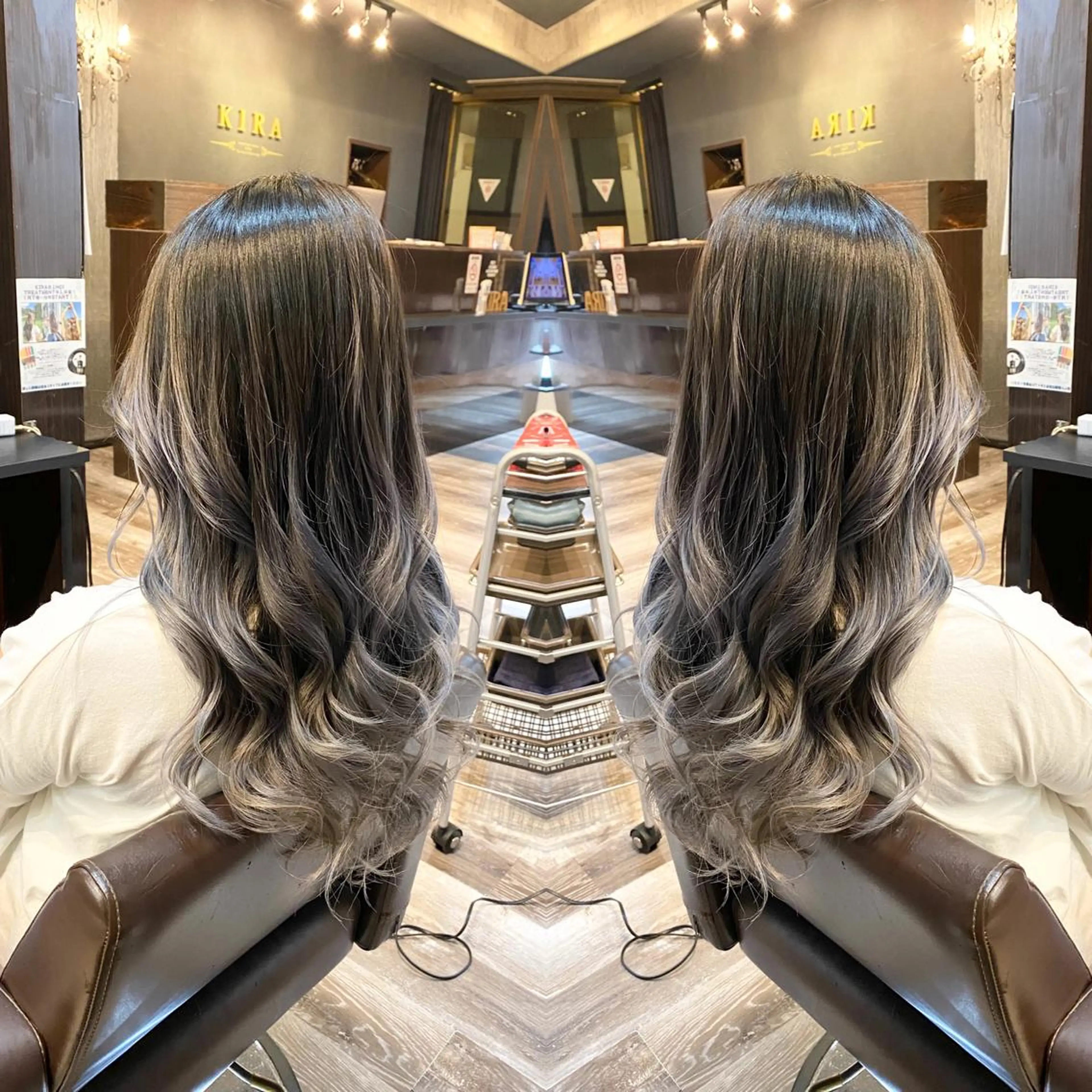 ロング カラー グラデーションカラー 【KIRAキラ】佐門  翔太のヘアスタイル