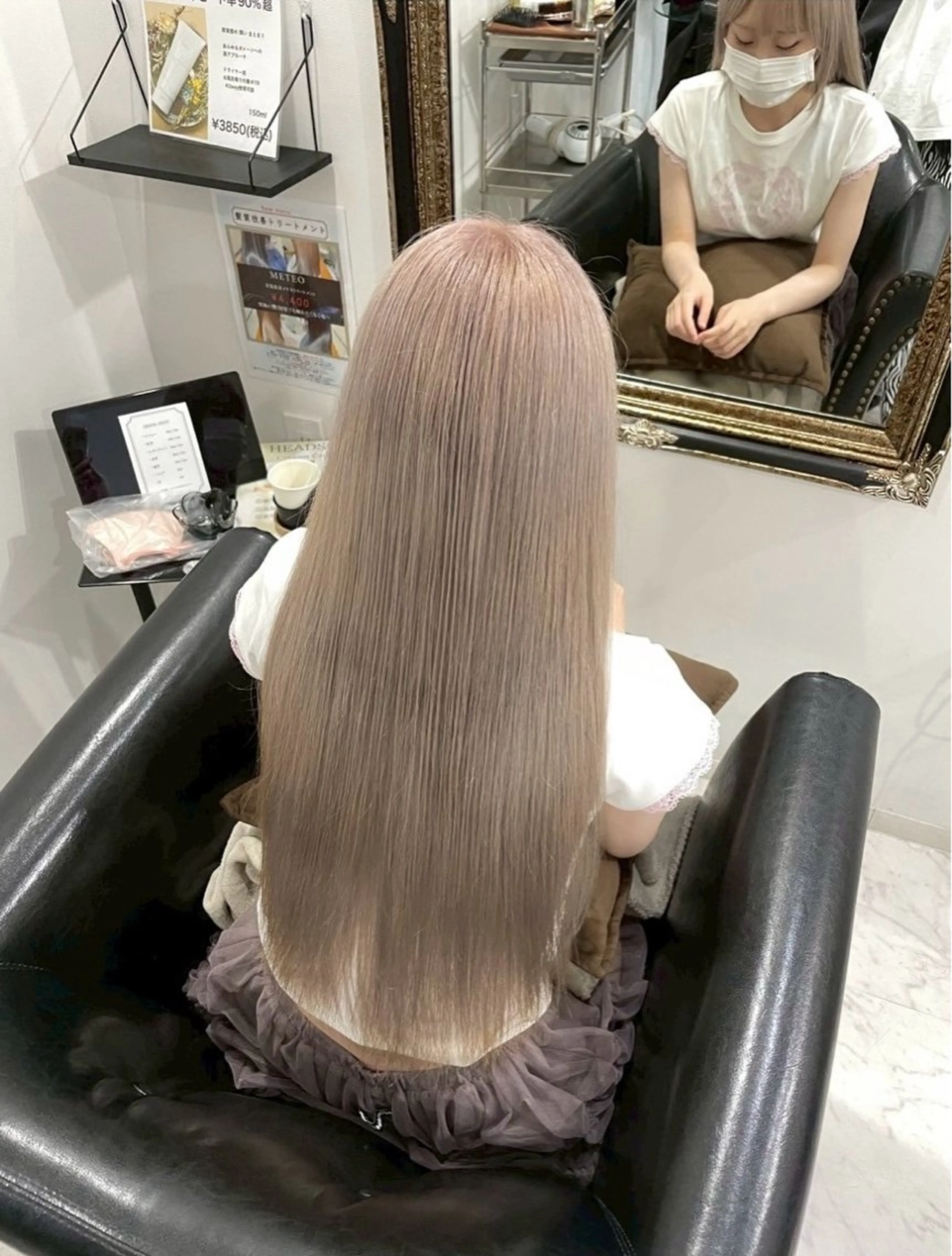 【ミニモ限定🫧】 全頭ブリーチ + カラー 💫の写真