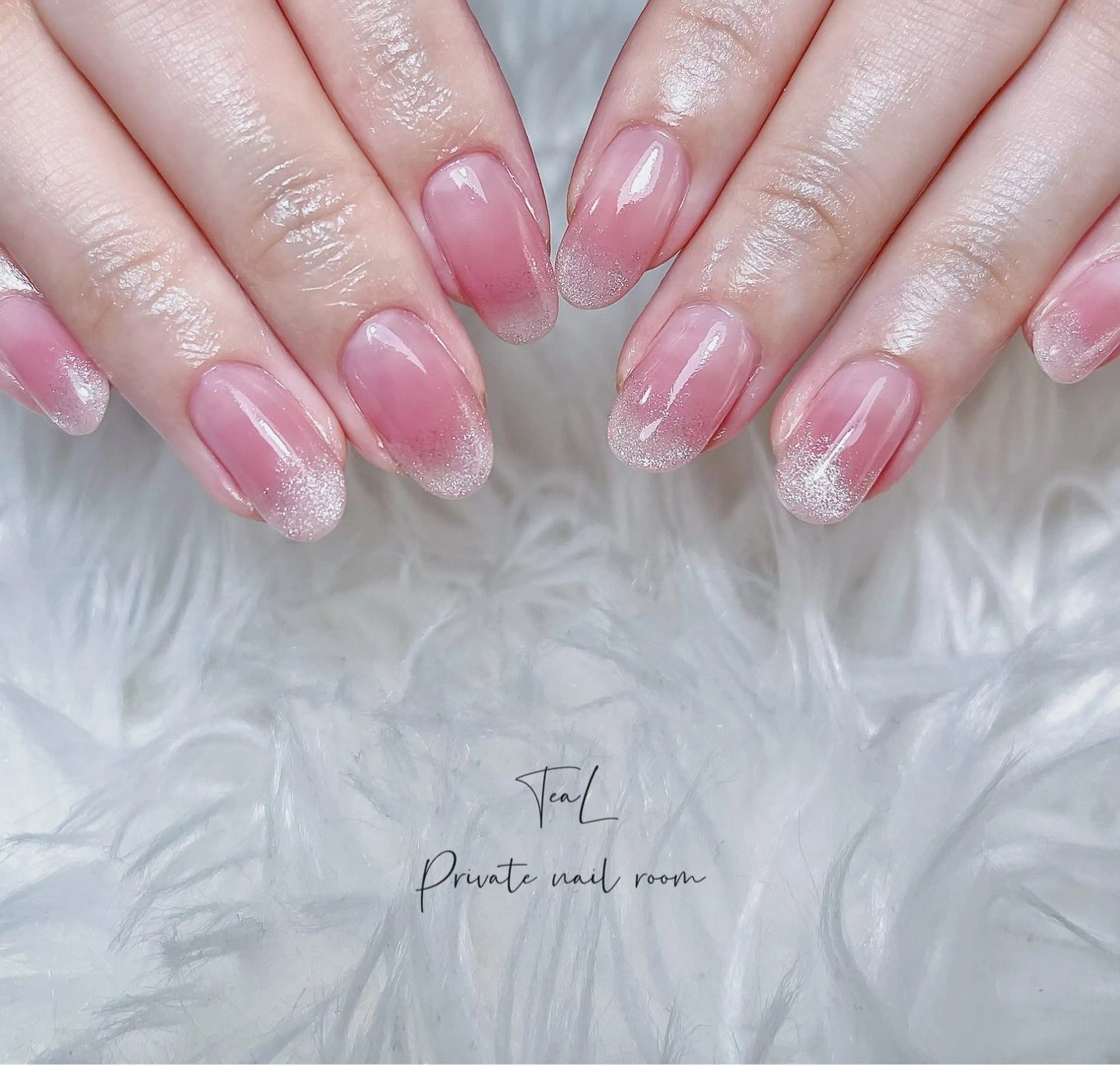 ネイル マグネットネイル ハンドネイル TeaL nailのネイルデザイン