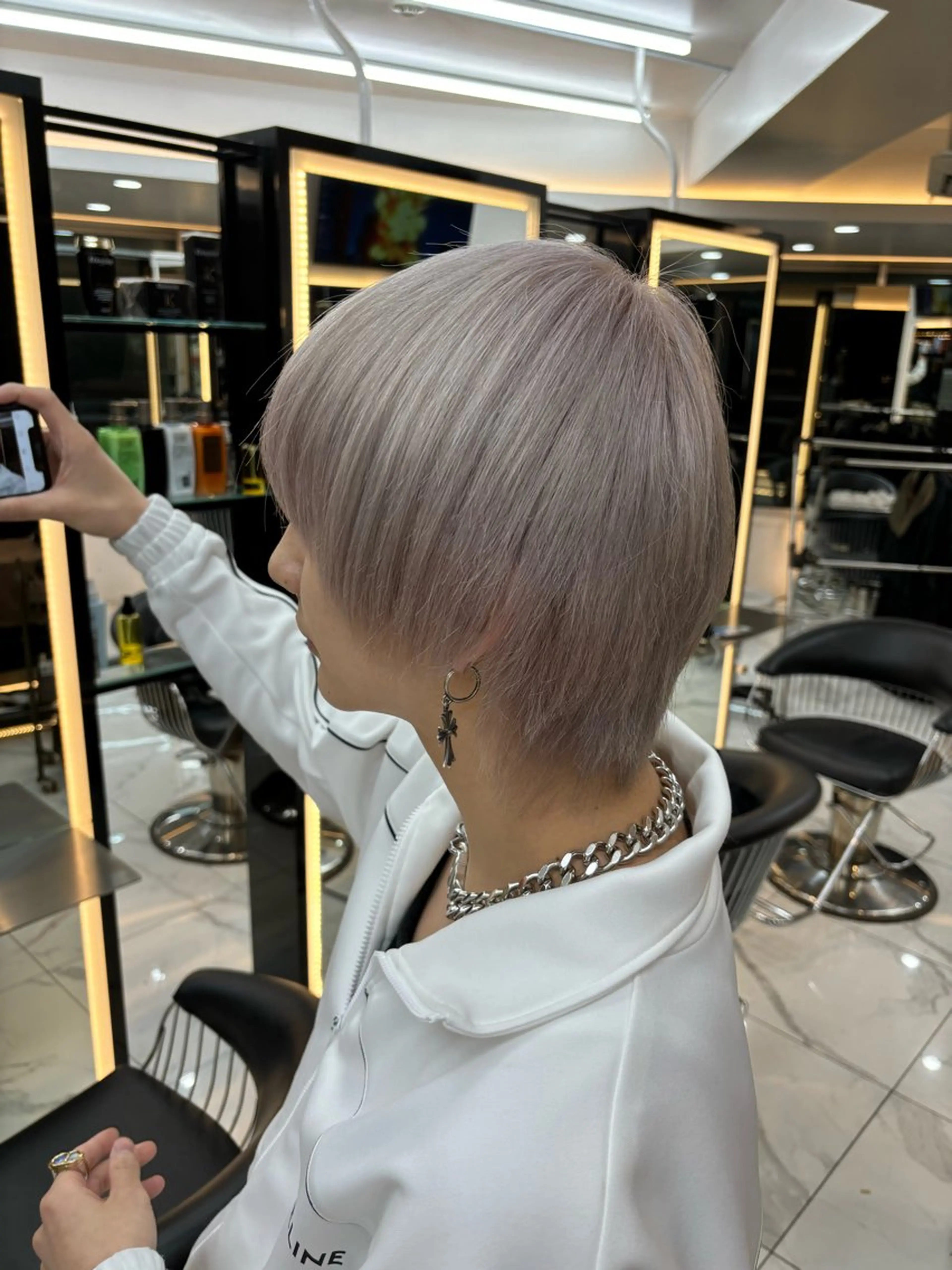 カラー メンズ ヘアカラー ZYNX所属・MAHIRO/複雑 履歴/ハイトーンのヘアスタイル