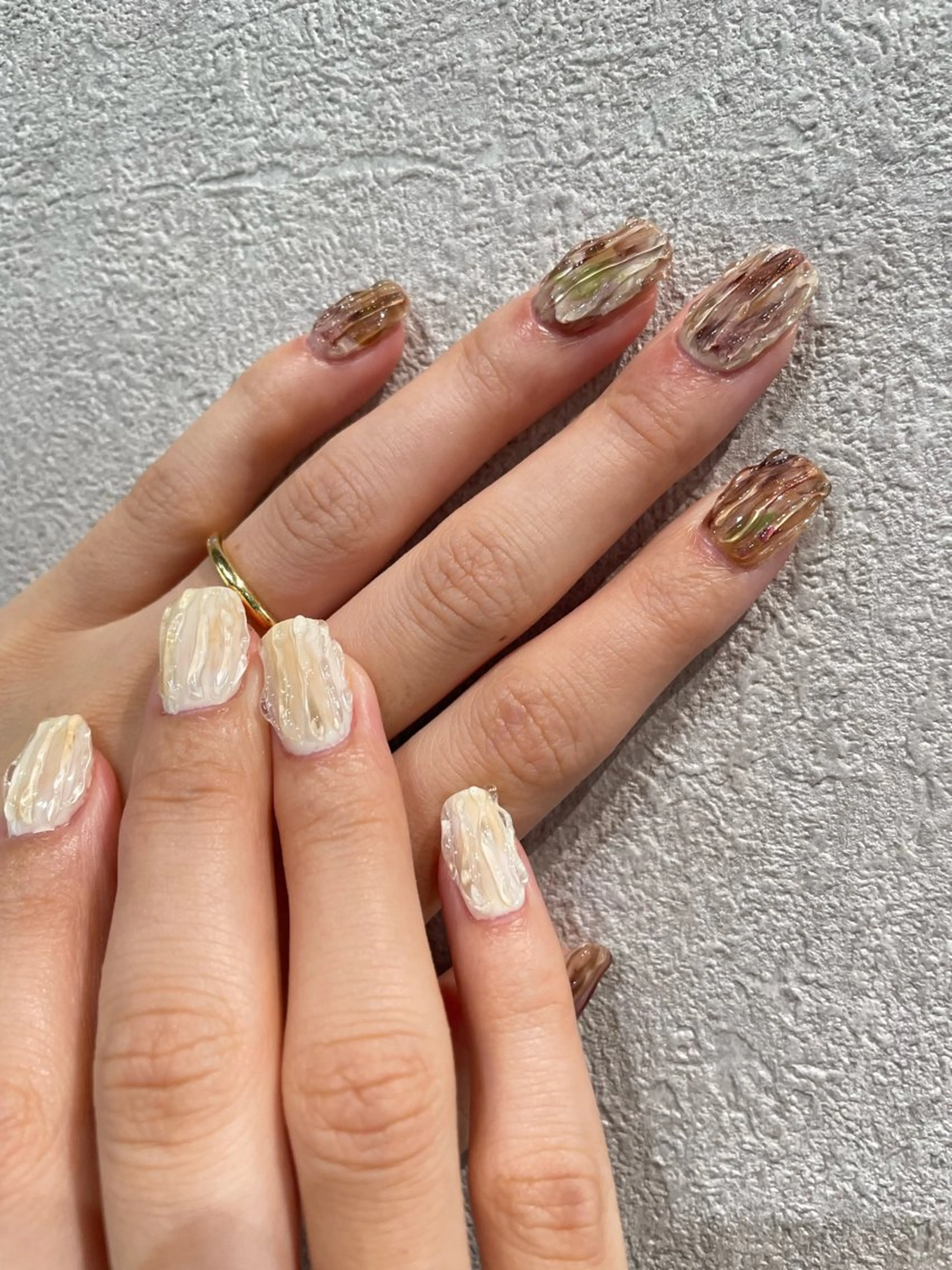 ネイル ハンドネイル ナチュラル透明感🌱 小山美樹子のヘアスタイル