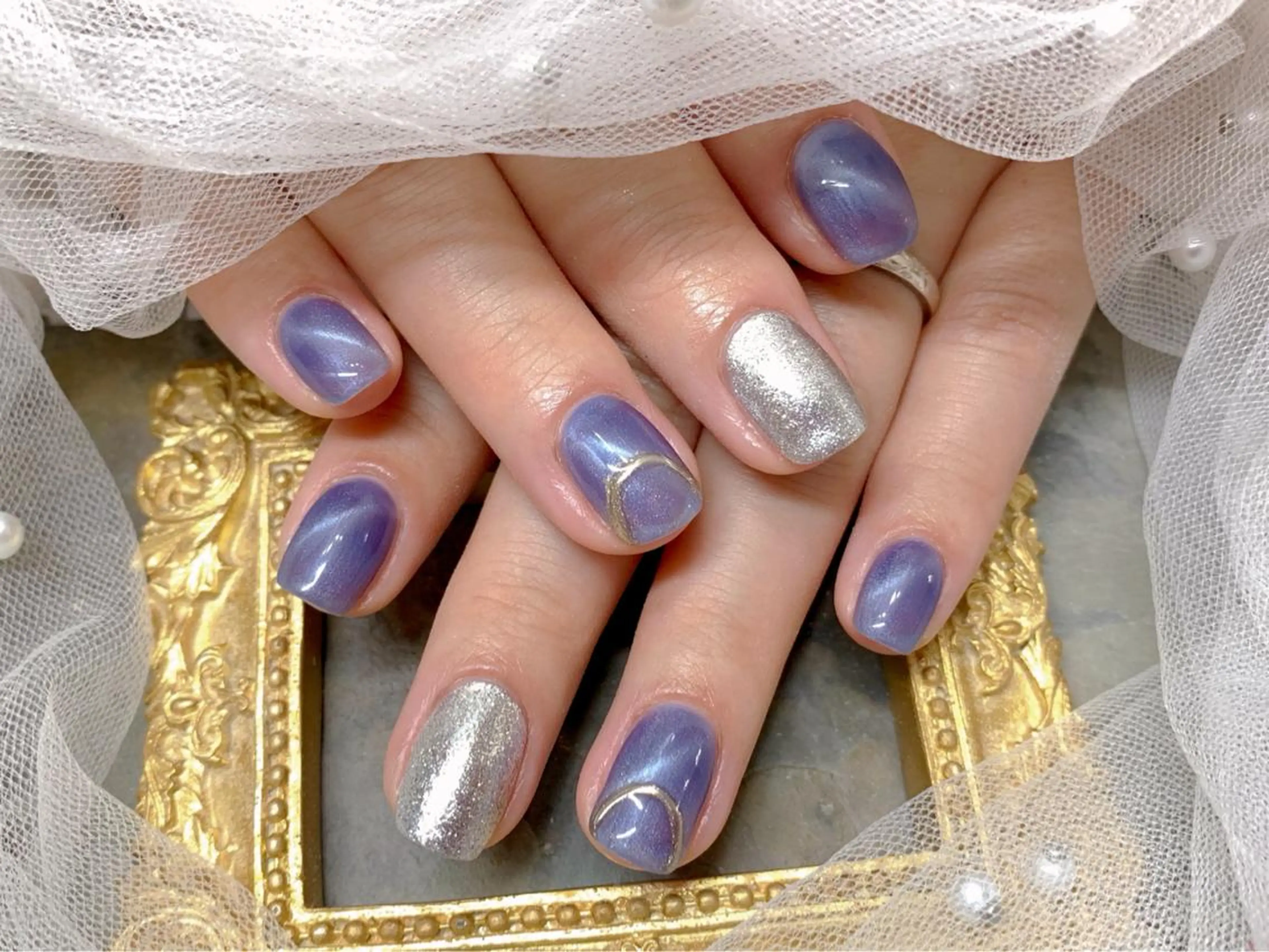 ネイル ハンドネイル マジックミラー所属・マジック ミラーのネイルデザイン