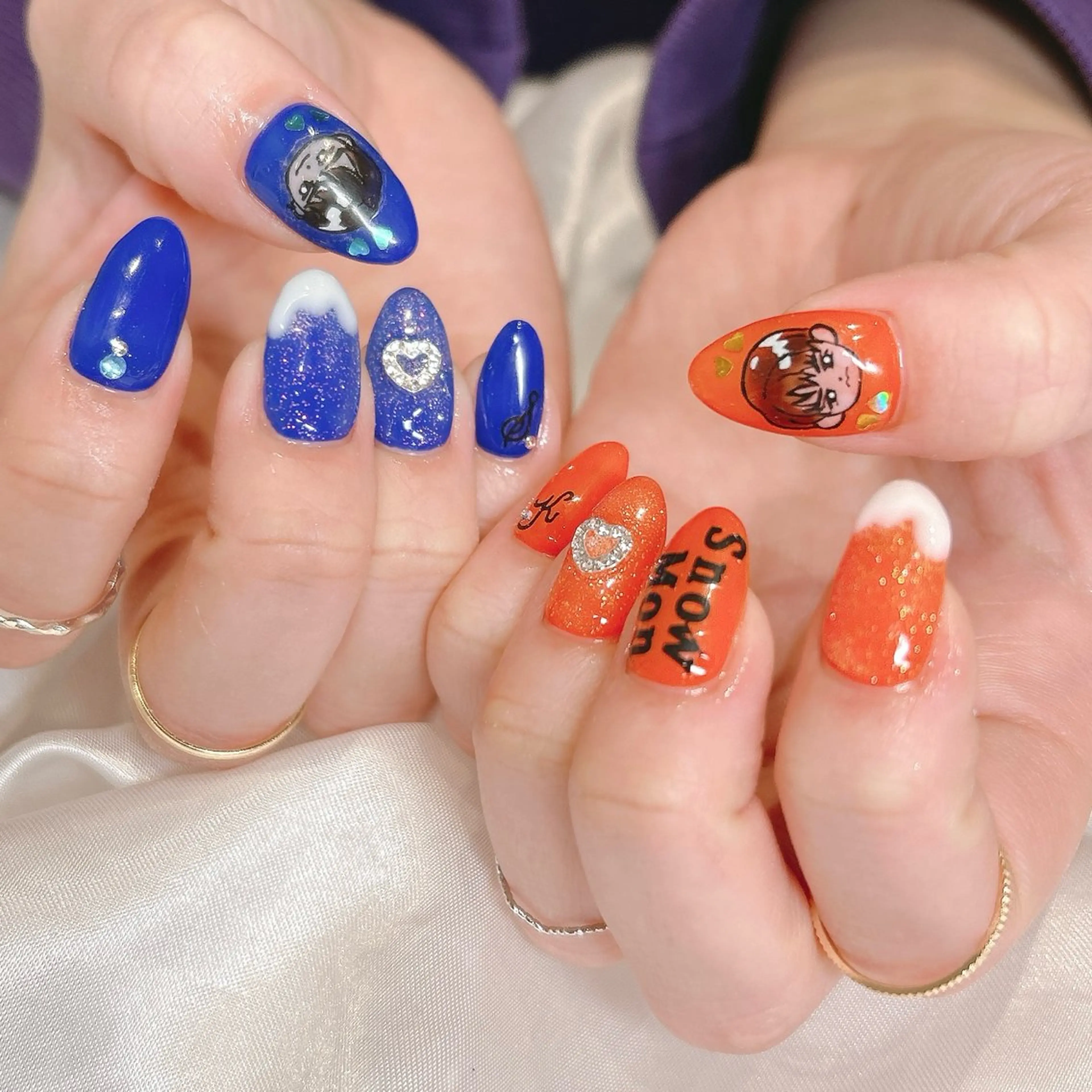 ネイル ハンドネイル junna のぞいてねのネイルデザイン