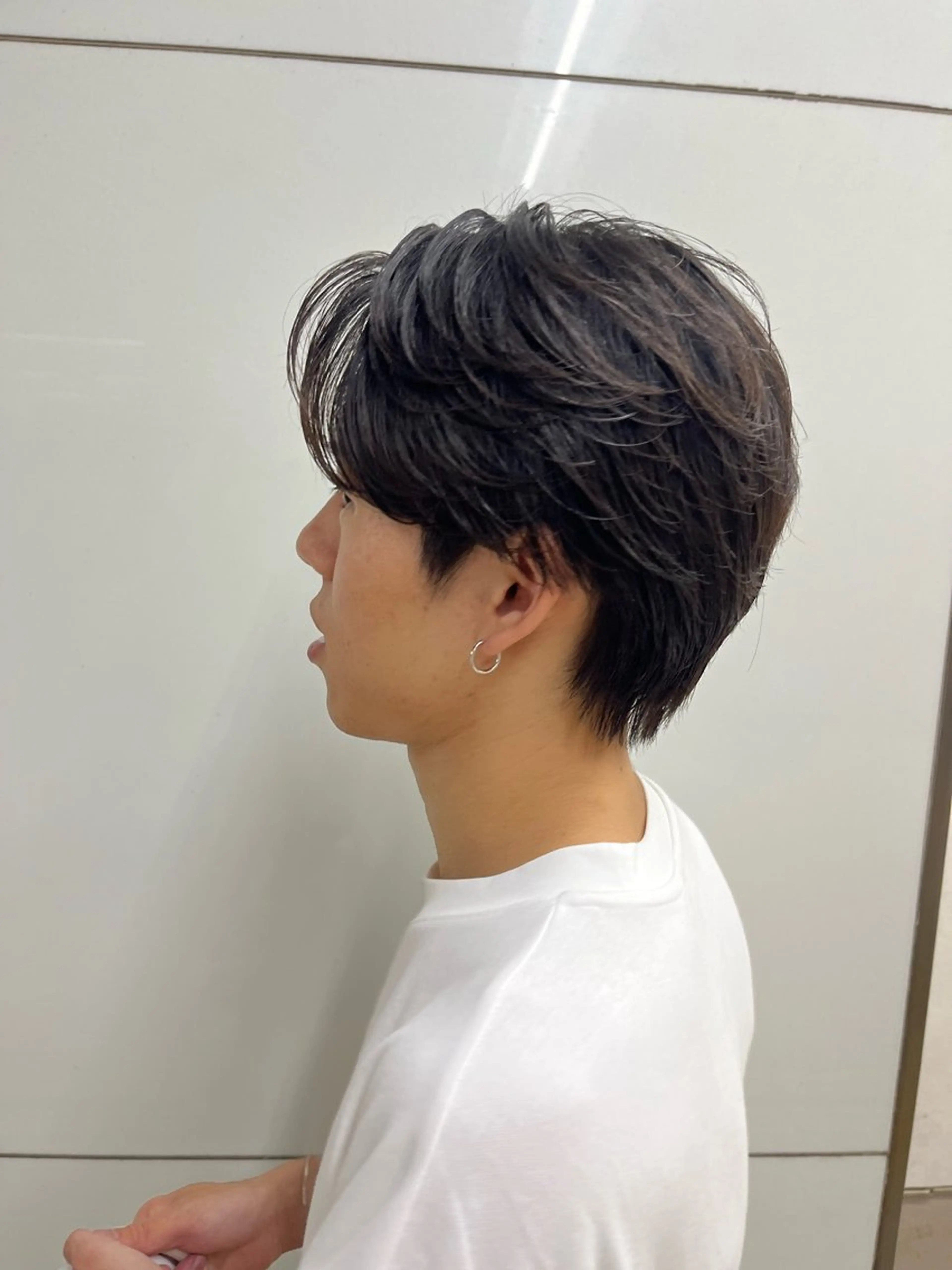 ショート パーマ メンズ メンズパーマ ニュアンスパーマ mulum所属・ボブパーマ/ ウルフパーマ原科🪴のヘアスタイル