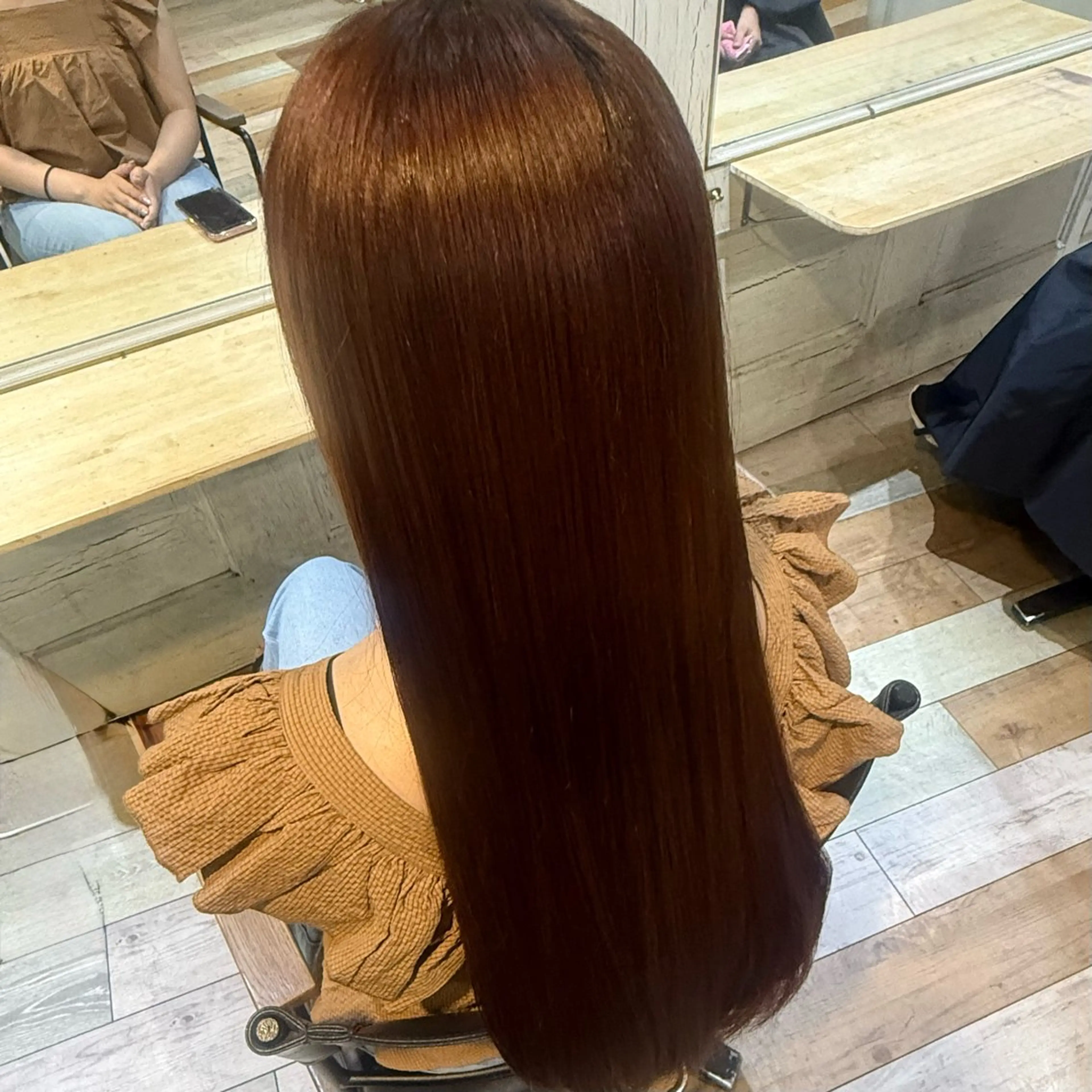 ロング くせ毛 髪質改善 縮毛矯正 トリートメント 酸熱トリートメント トリートメント LOVELEY所属・ゆうな🎀/池袋 /LOVELEYのヘアスタイル