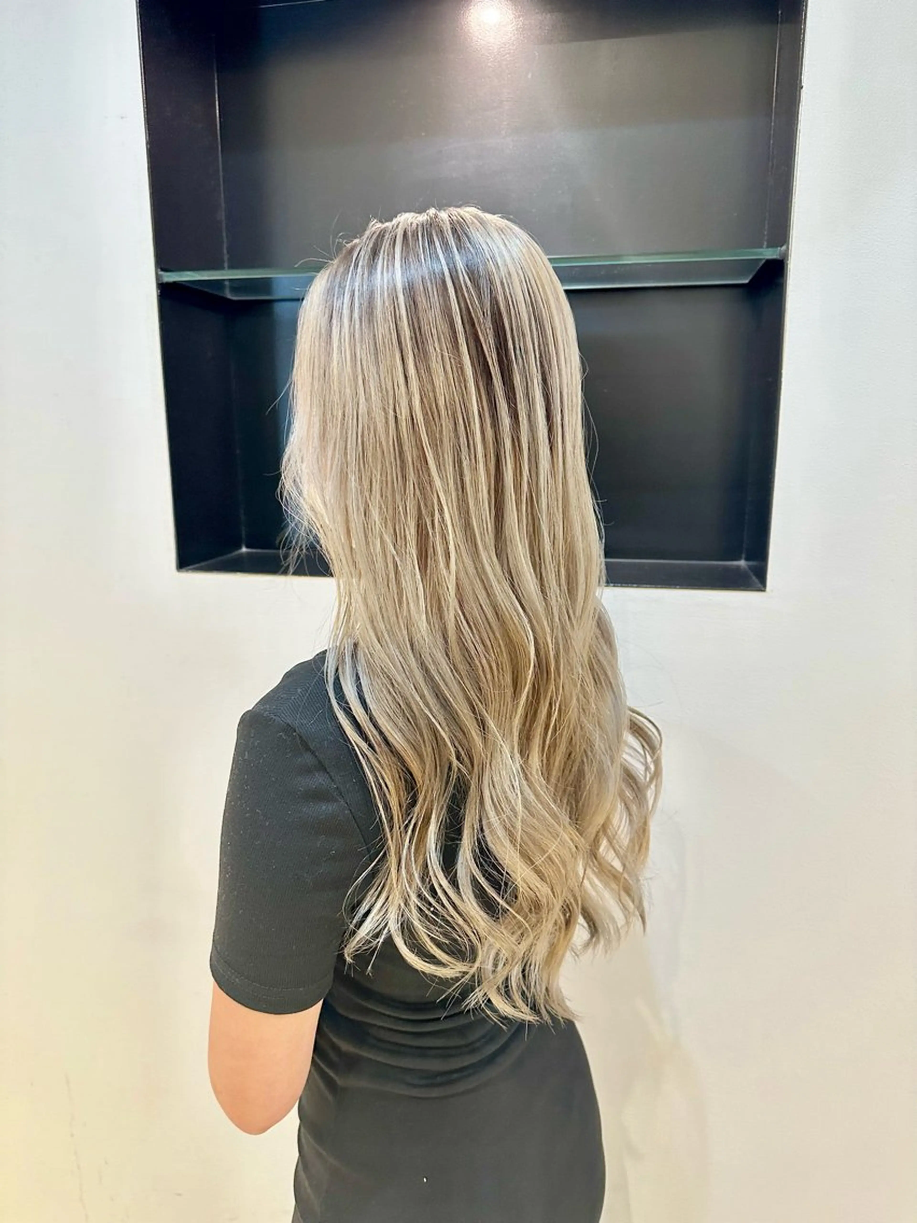 ロング カラー TAYA大阪上本町所属・十場【髪質改善】 【ダブルカラー】のヘアスタイル