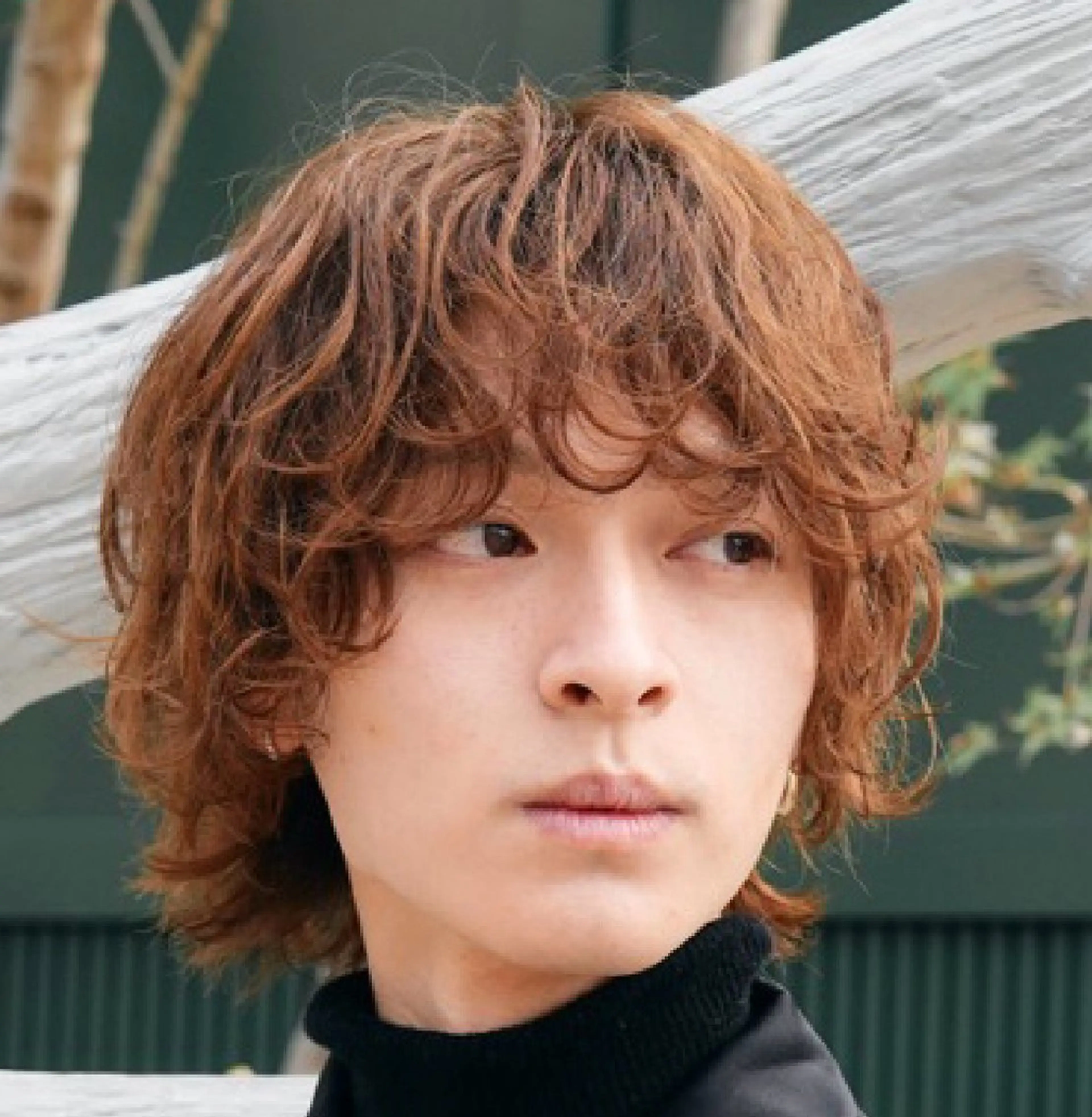 カラー パーマ メンズ センターパート マッシュ メンズパーマ プードルパーマ メンズツイストパーマ カット ヘアカラー パーマ 仙台フェザーパーマ/ fifth/遠藤楓雅のヘアスタイル