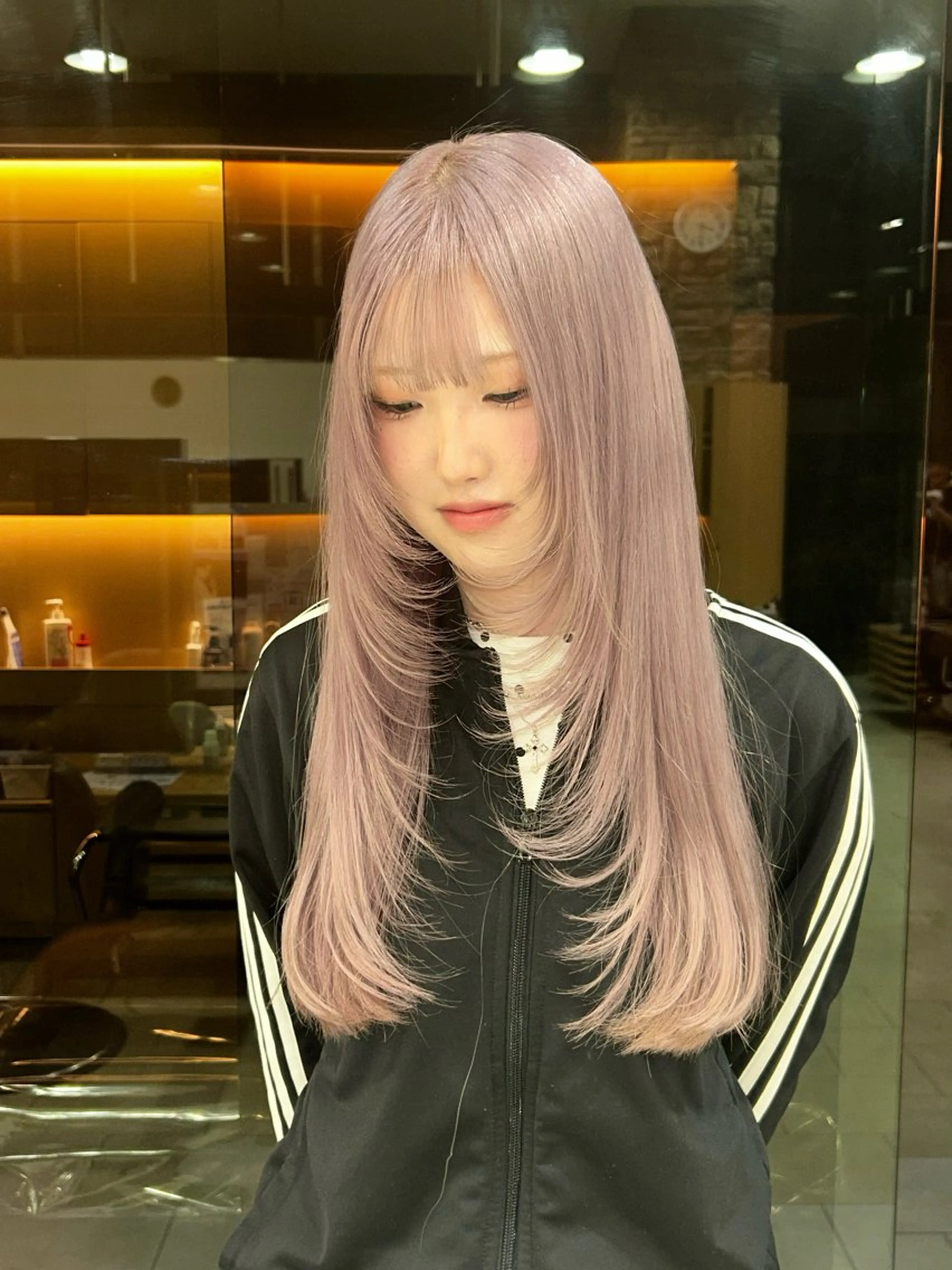 ロング レイヤー／マツエク 💋𝑨𝑵𝑵𝑨のヘアスタイル