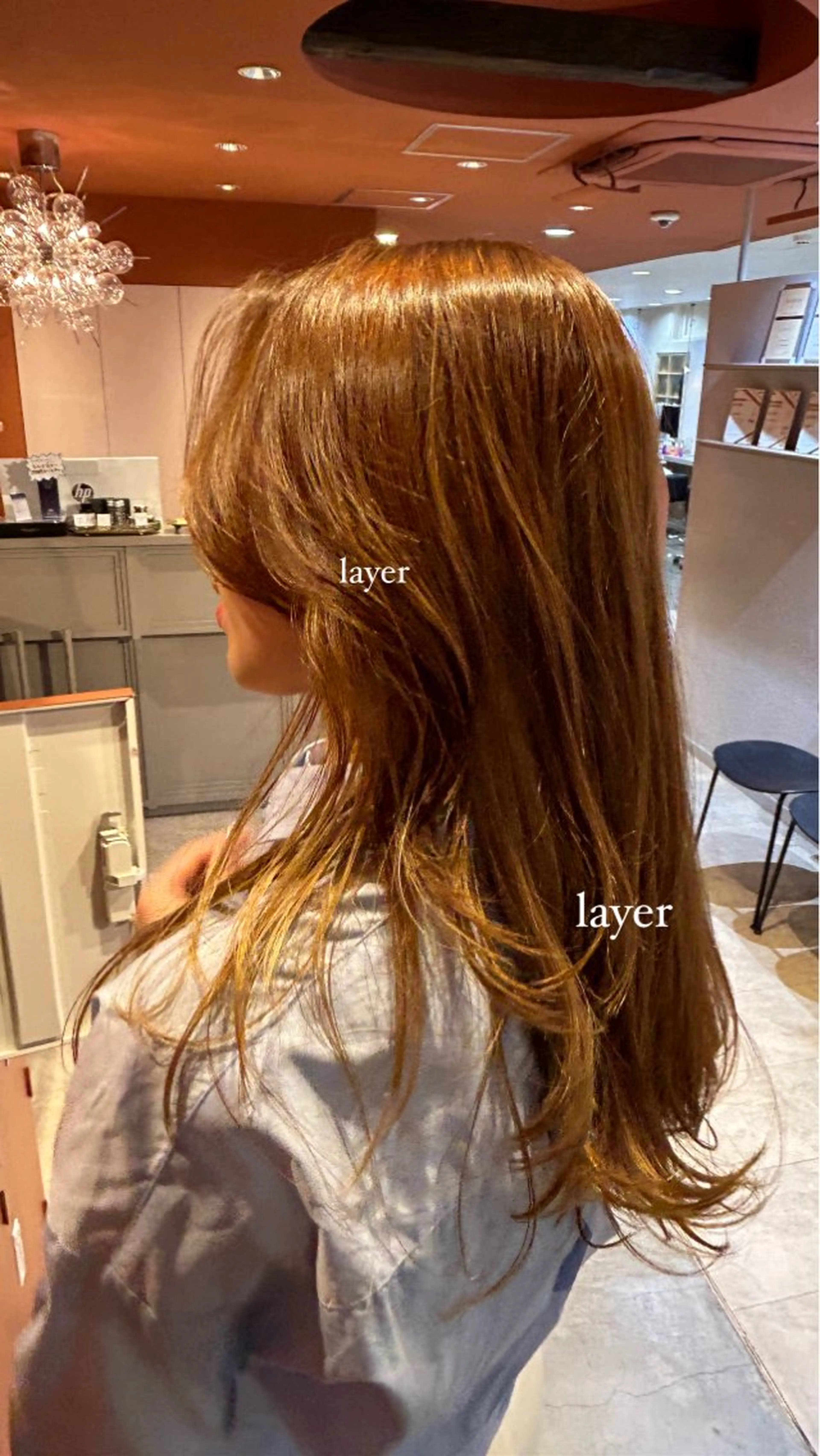 ロング カット ヘアカラー 艶髪に✧ / 透明感 カラー / 冨成のヘアスタイル