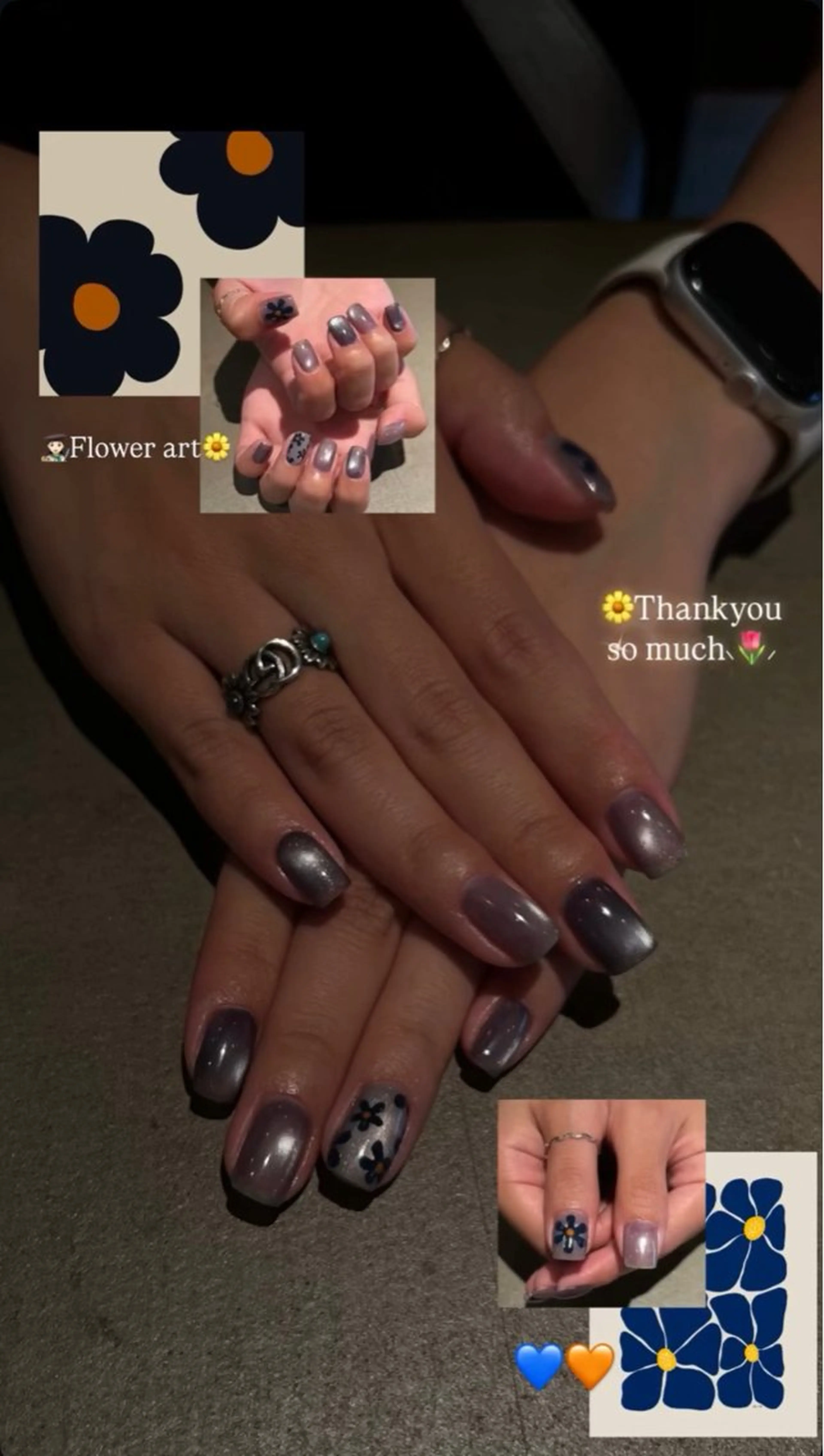 ネイル アートネイル 持ち込み ウエチ ノリカ🐸のネイルデザイン