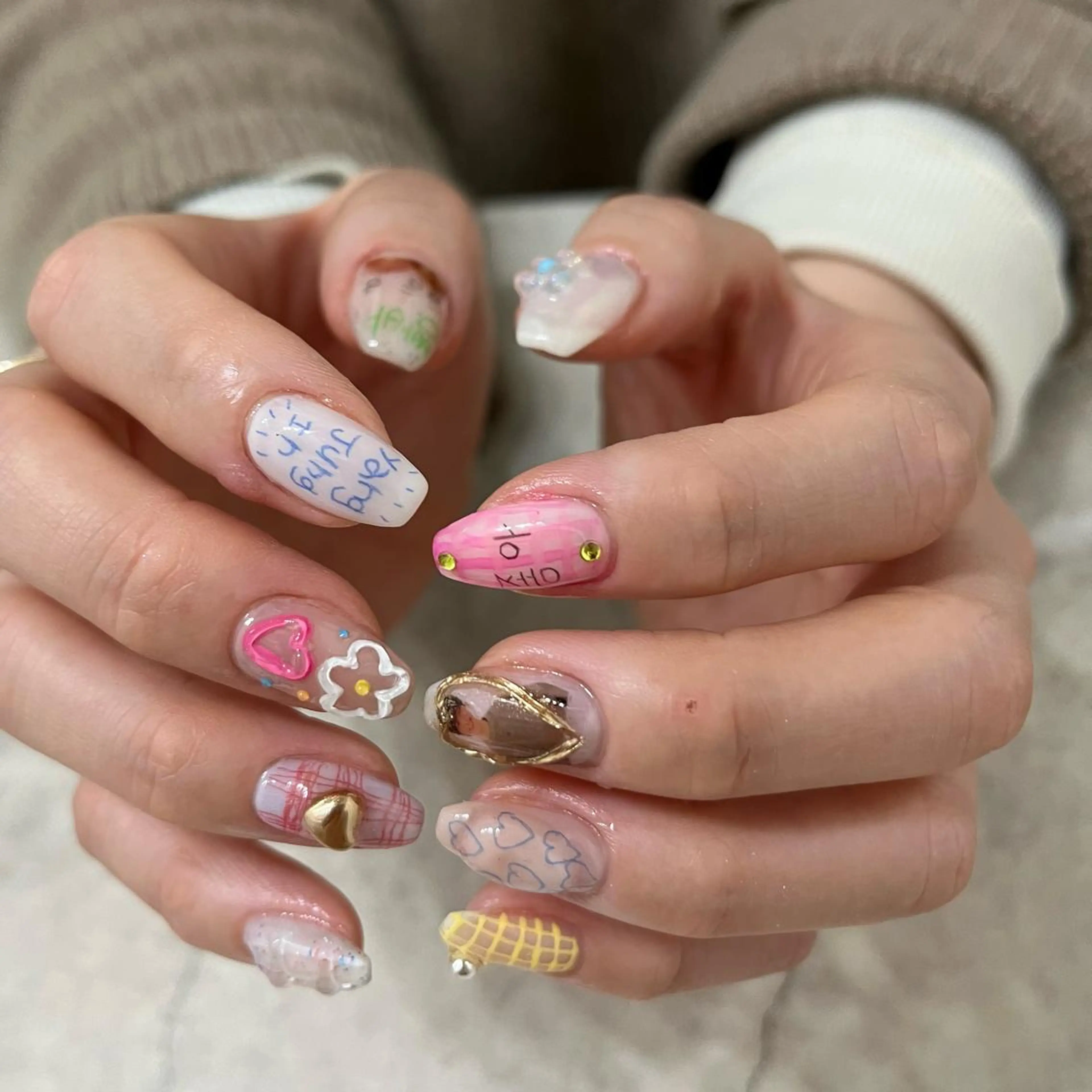 ネイル ハンドネイル nail salon O (en)所属・vegh. nail／阿波座のネイルデザイン